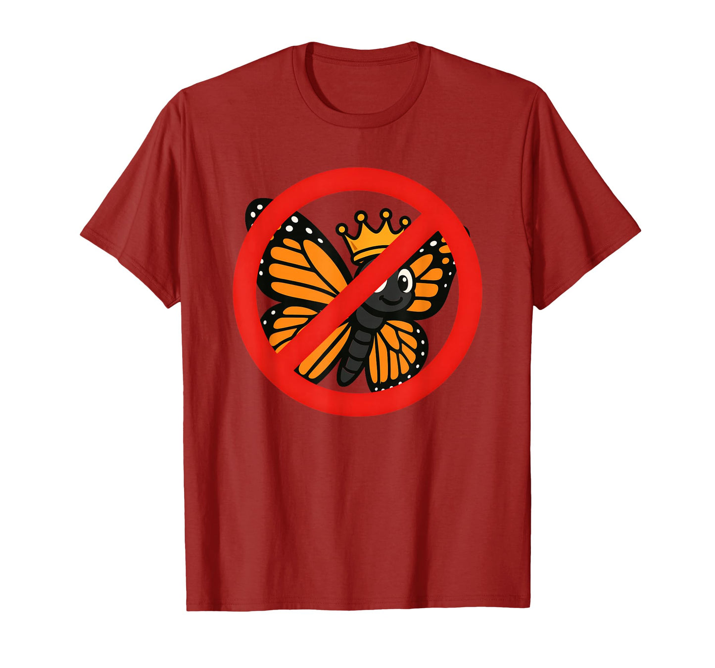 The Only Orange Monarch I Want No Kings Funny Butterfly T-Shirt