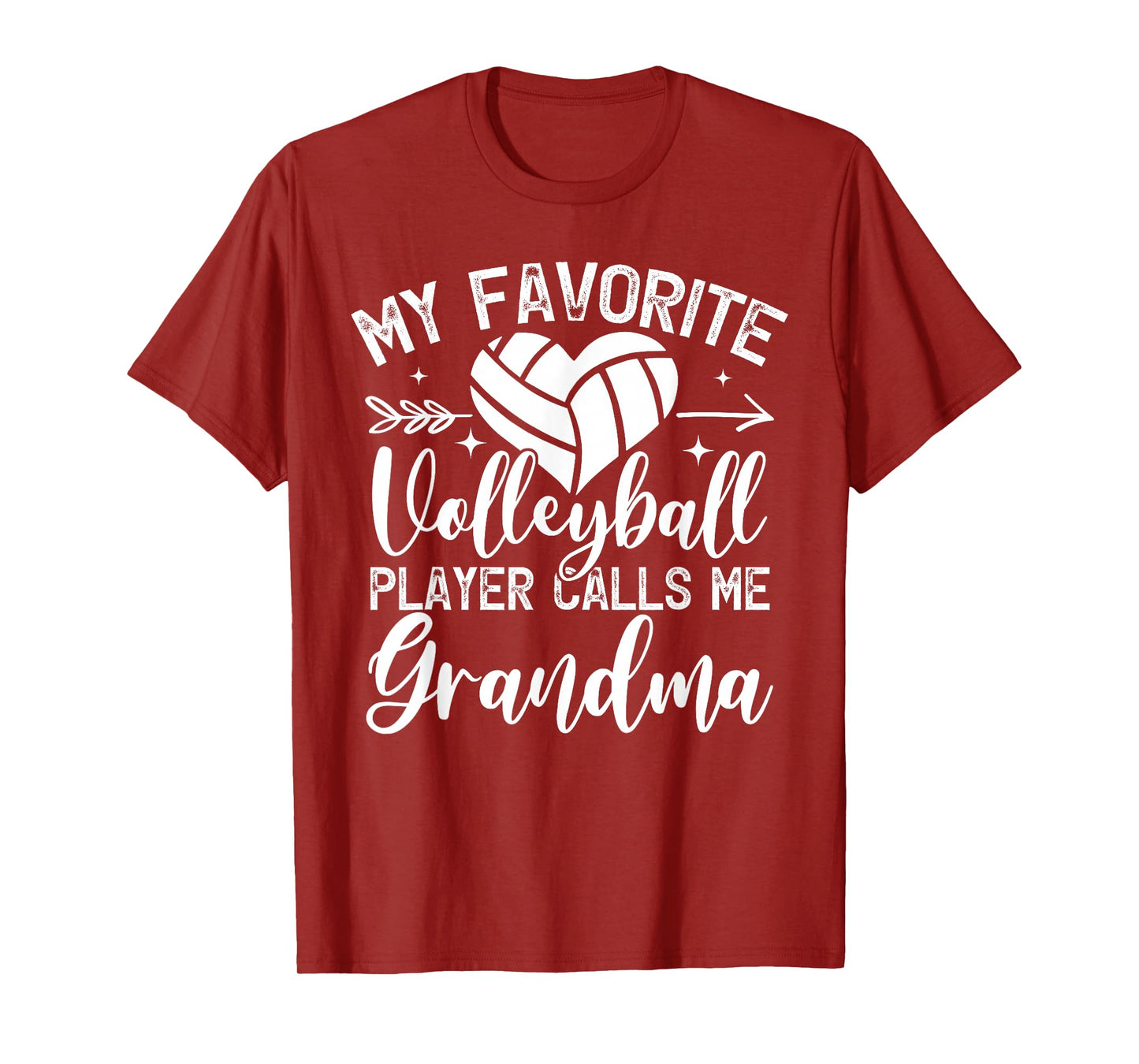 My Favorite Volleyball Player Calls Me Grandma Volleyball T-Shirt