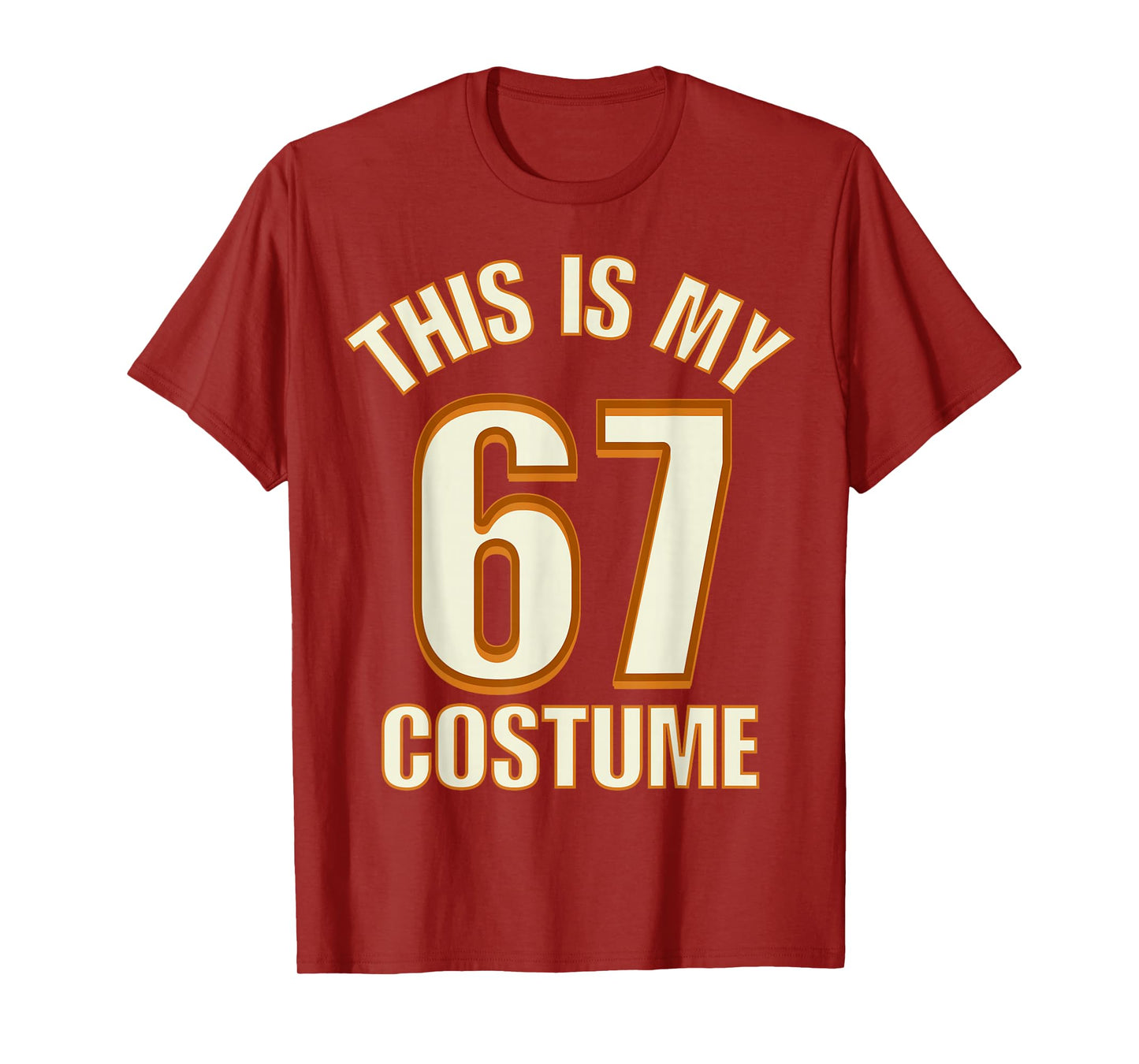 This is My Halloween 67 Costume Lazy Brainrot Meme Boys Kids T-Shirt