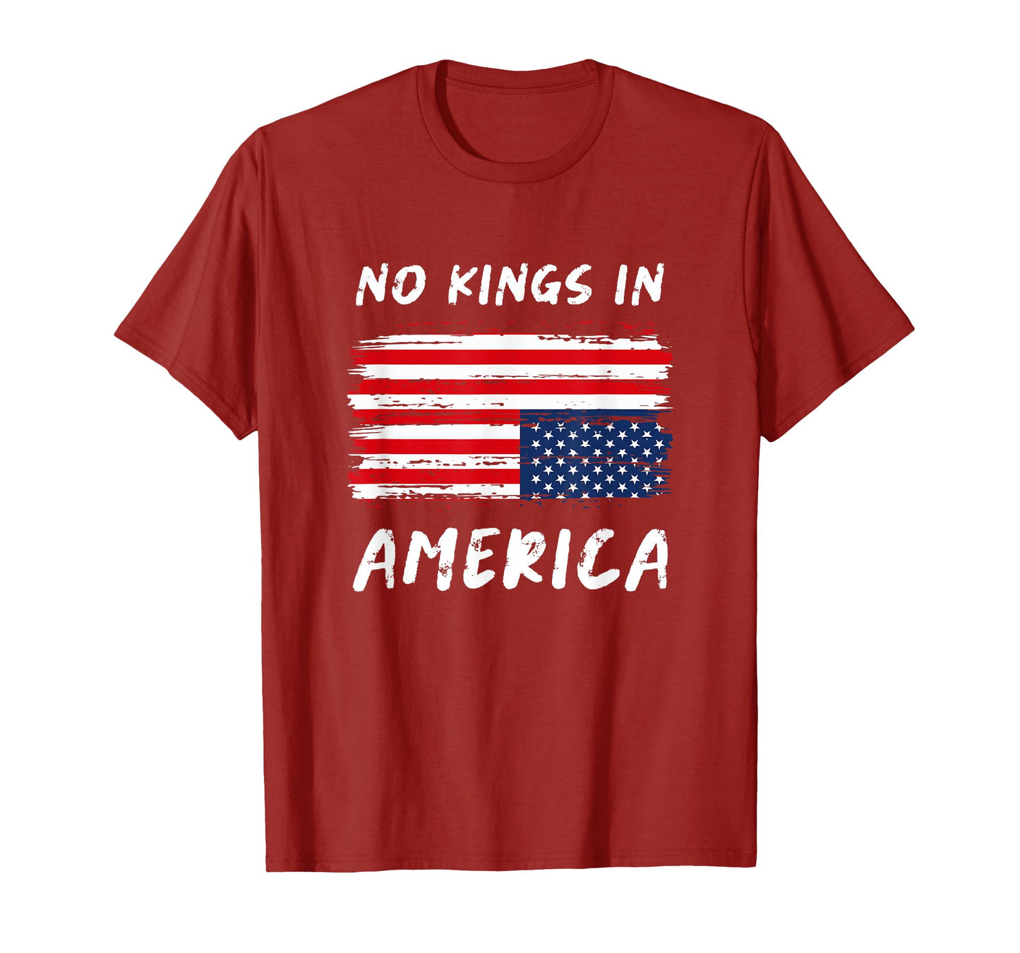 No Kings in America Since 1776 Retro Freedom Design T-Shirt