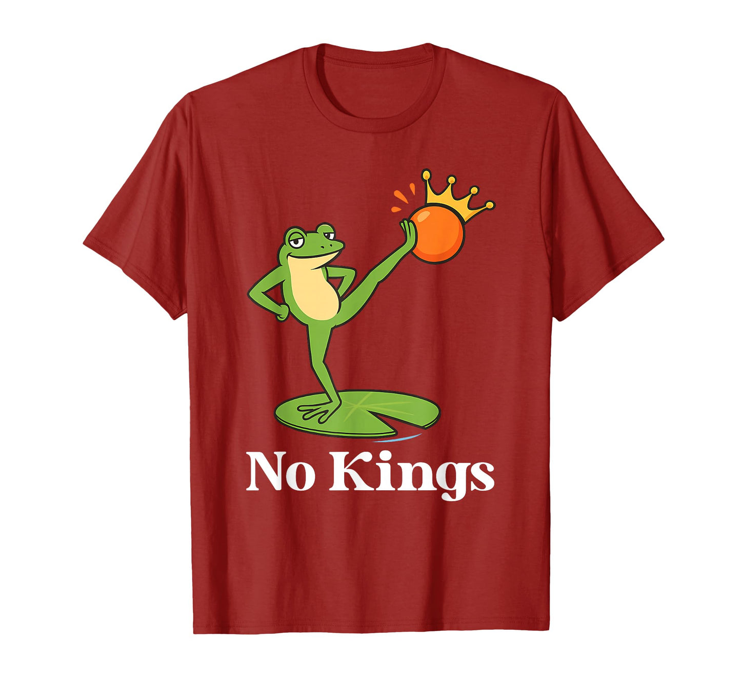 No Kings Shirt Men Women Portland Frog Protest T-Shirt