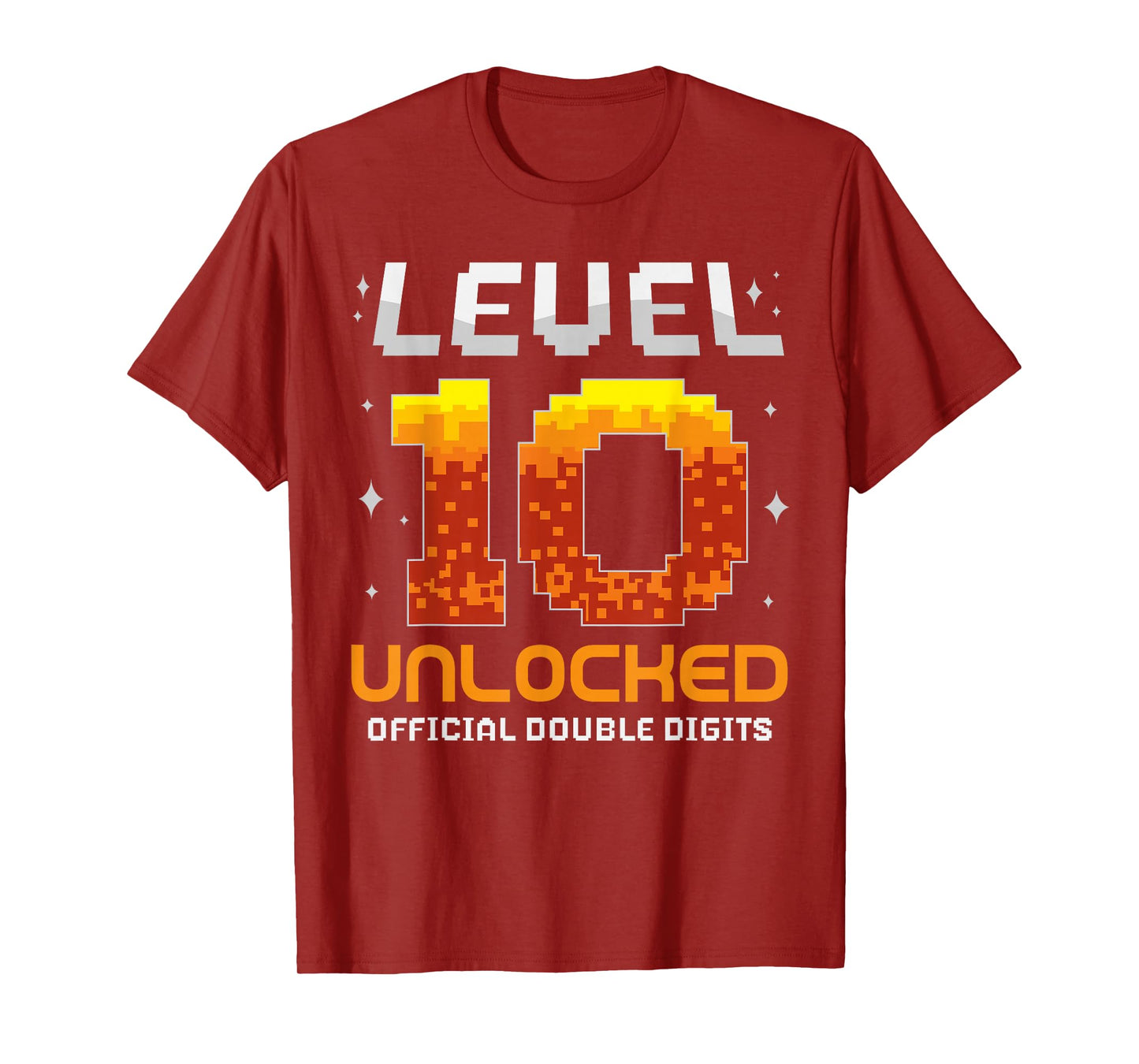 Level 10 Unlocked 10th Birthday Ten Years Old Gamer Gaming T-Shirt