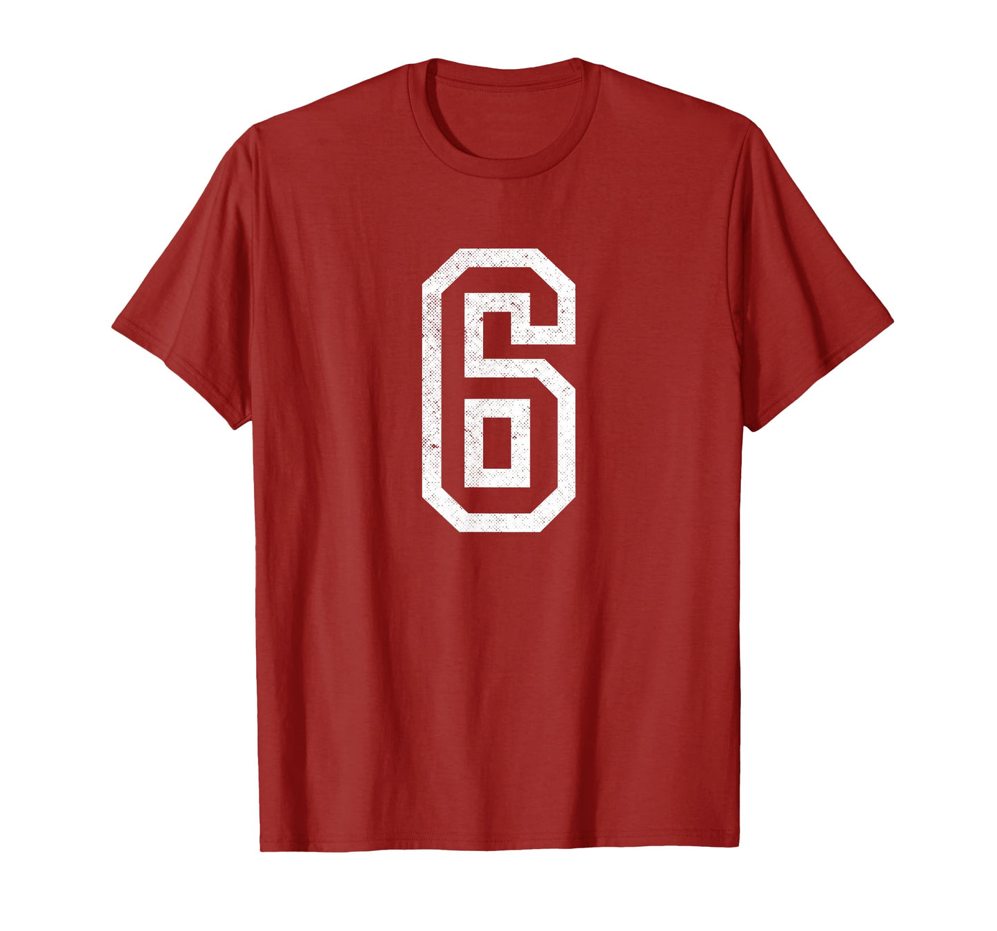 Number 6 Six Funny Trendy Gen Alpha Meme Slang Boys Girls T-Shirt