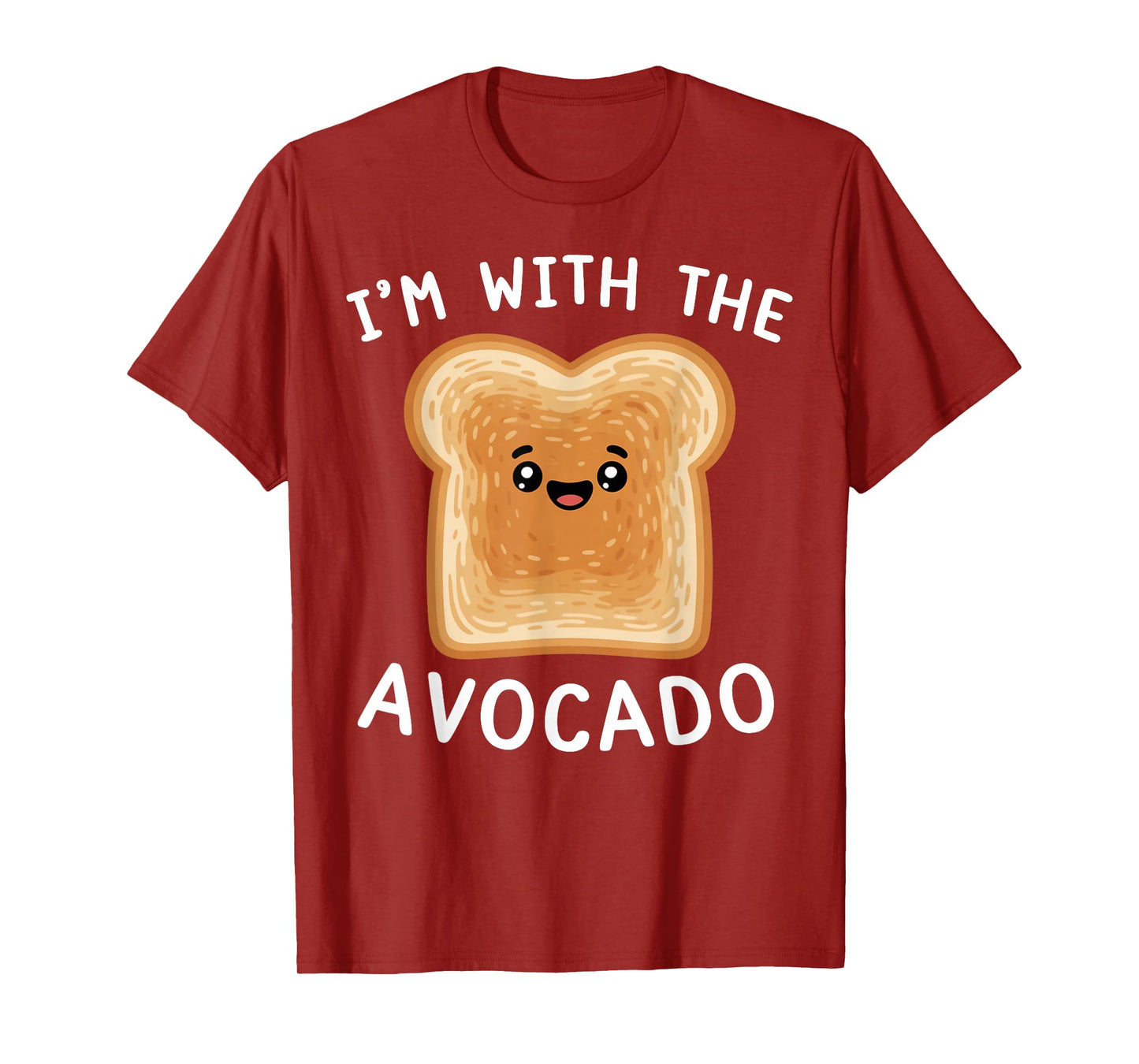 I’m with The Avocado Cute Toast Halloween Costume T-Shirt