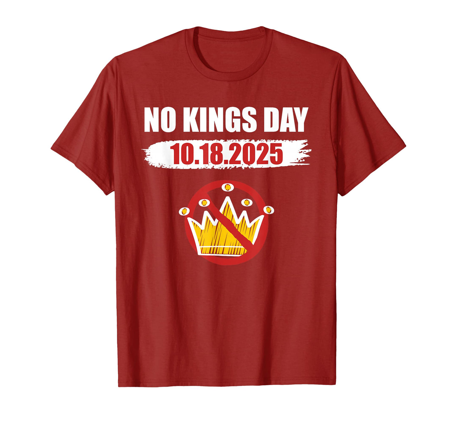 No Kings Day Patriotic No Kings 2025 T-Shirt