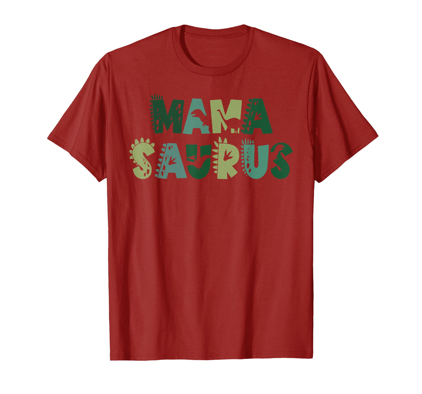 Mama Saurus Mom Dinosaur Three Rex Birthday Boy Girl Family T-Shirt