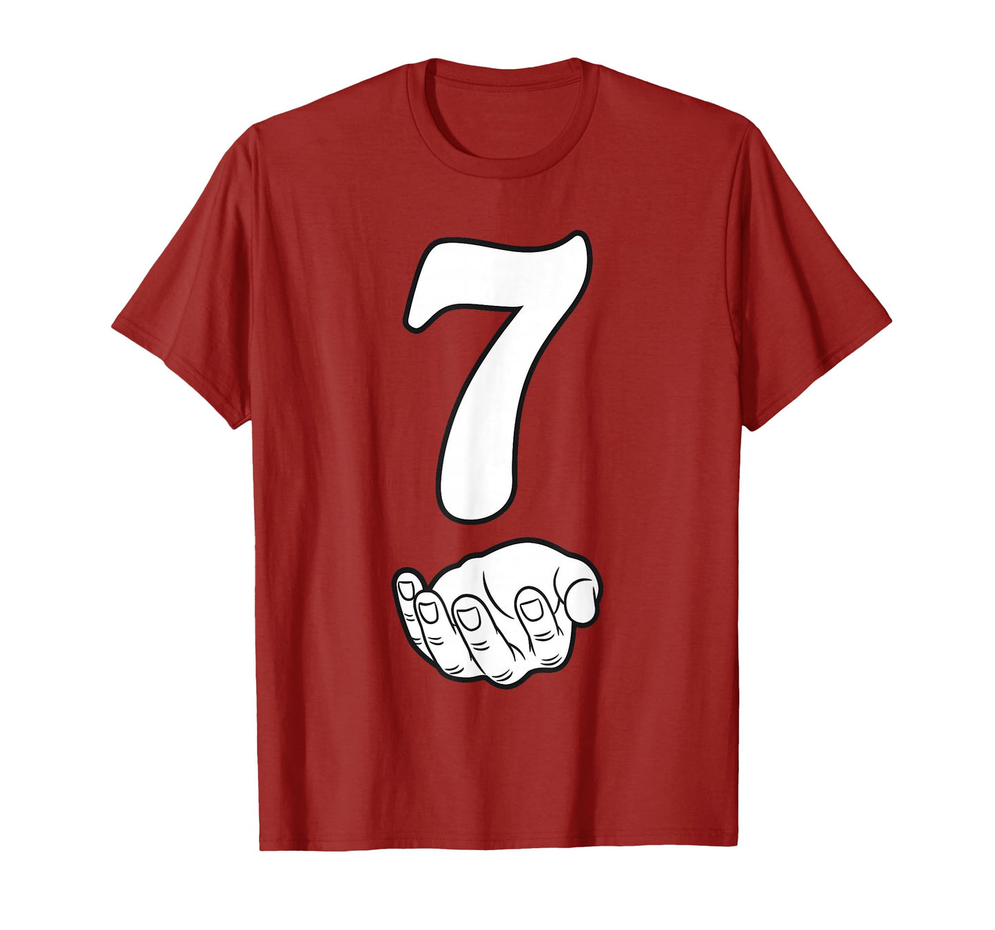 Number 7 Funny 67 Six Seven Meme Hands Couple Matching T-Shirt