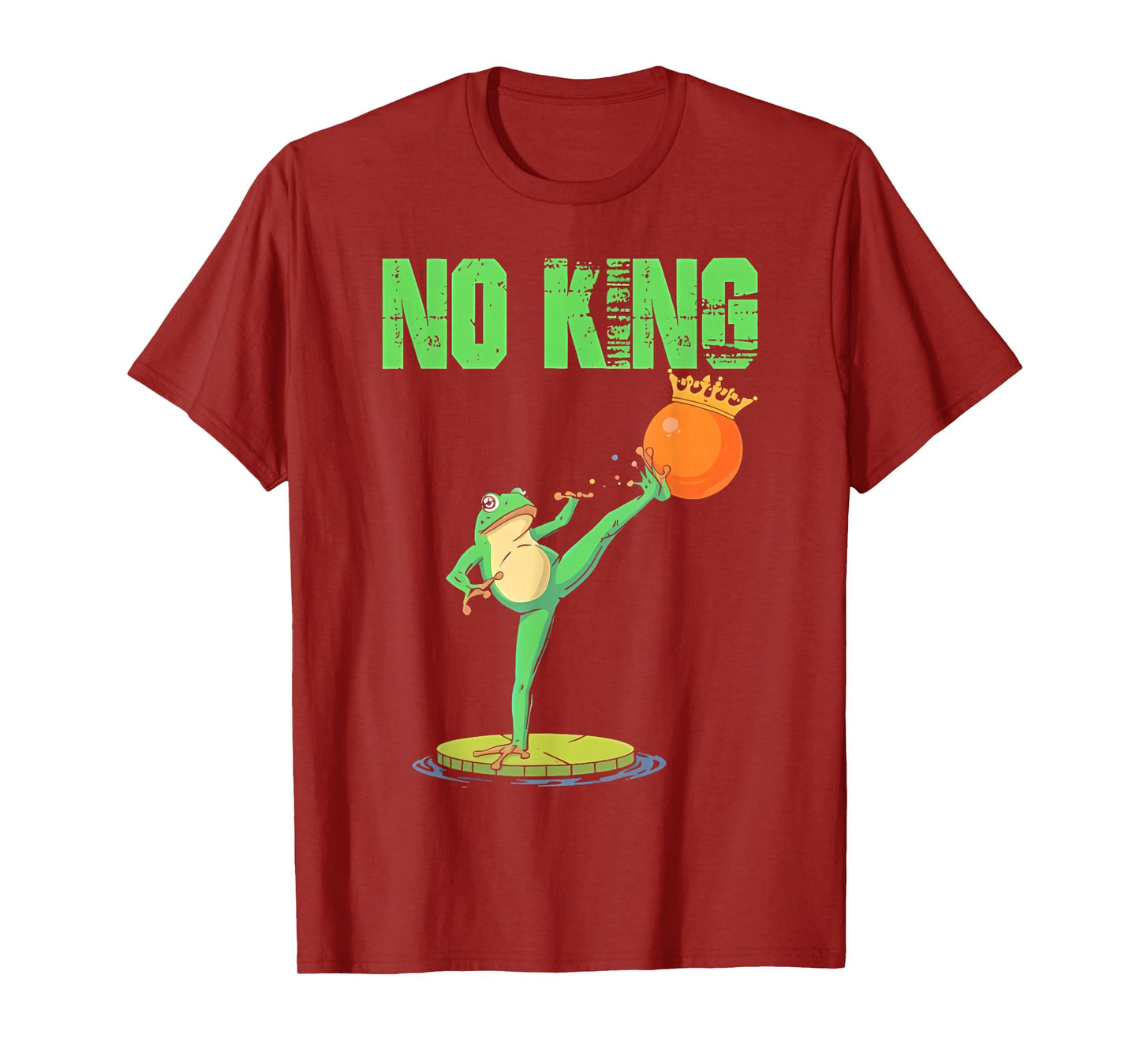 Funny No Kings Portland Frog Protest T-Shirt