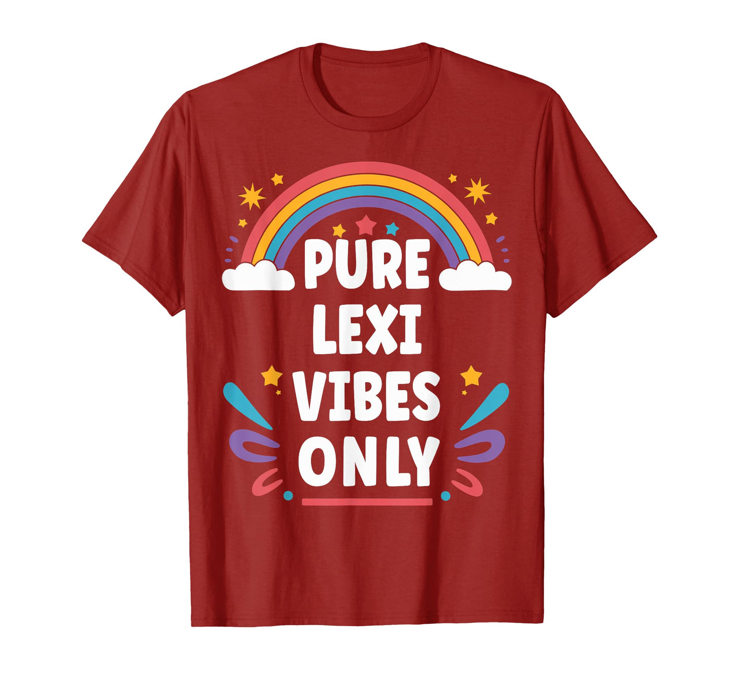 LEXI Vibes Only Cute Retro Girls LEXI Name T-Shirt