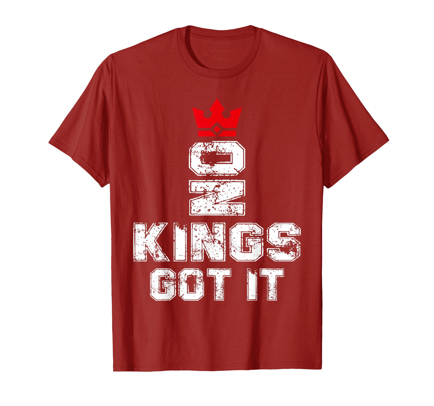 No Kings Got It Distressed Crown Streetwear Tee T-Shirt