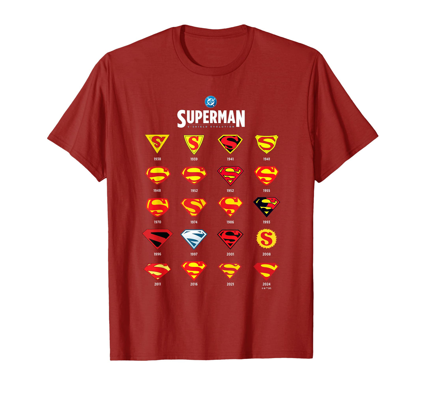 Superman S-Shield Evolution T-Shirt