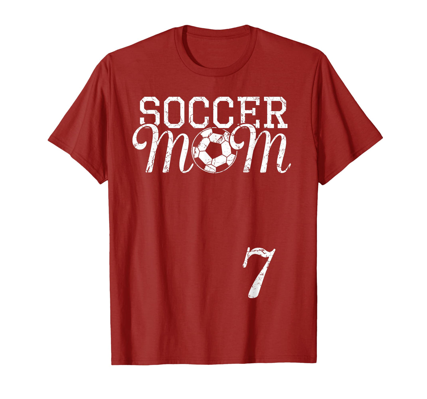 Soccer Mom Jersey Number 7 Favorite Player #7 Team T-Shirt