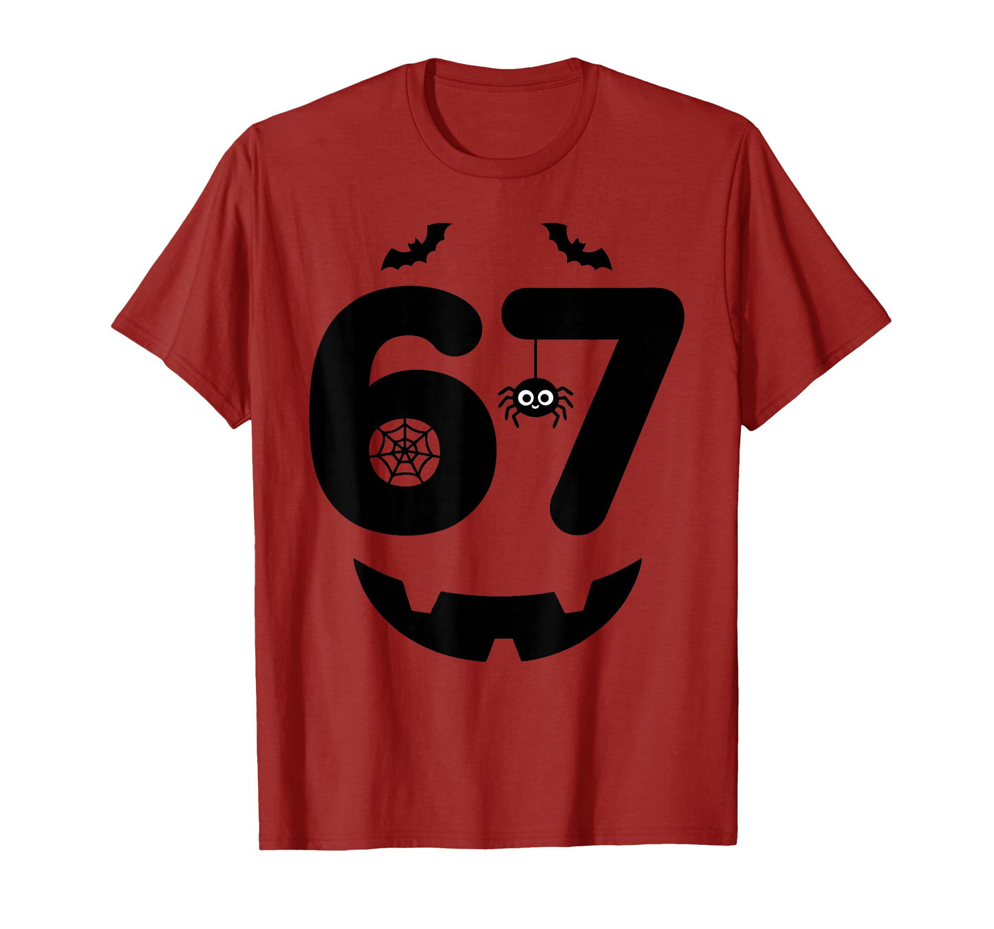Kids Six Seven Meme 67 6 7 Halloween T-Shirt