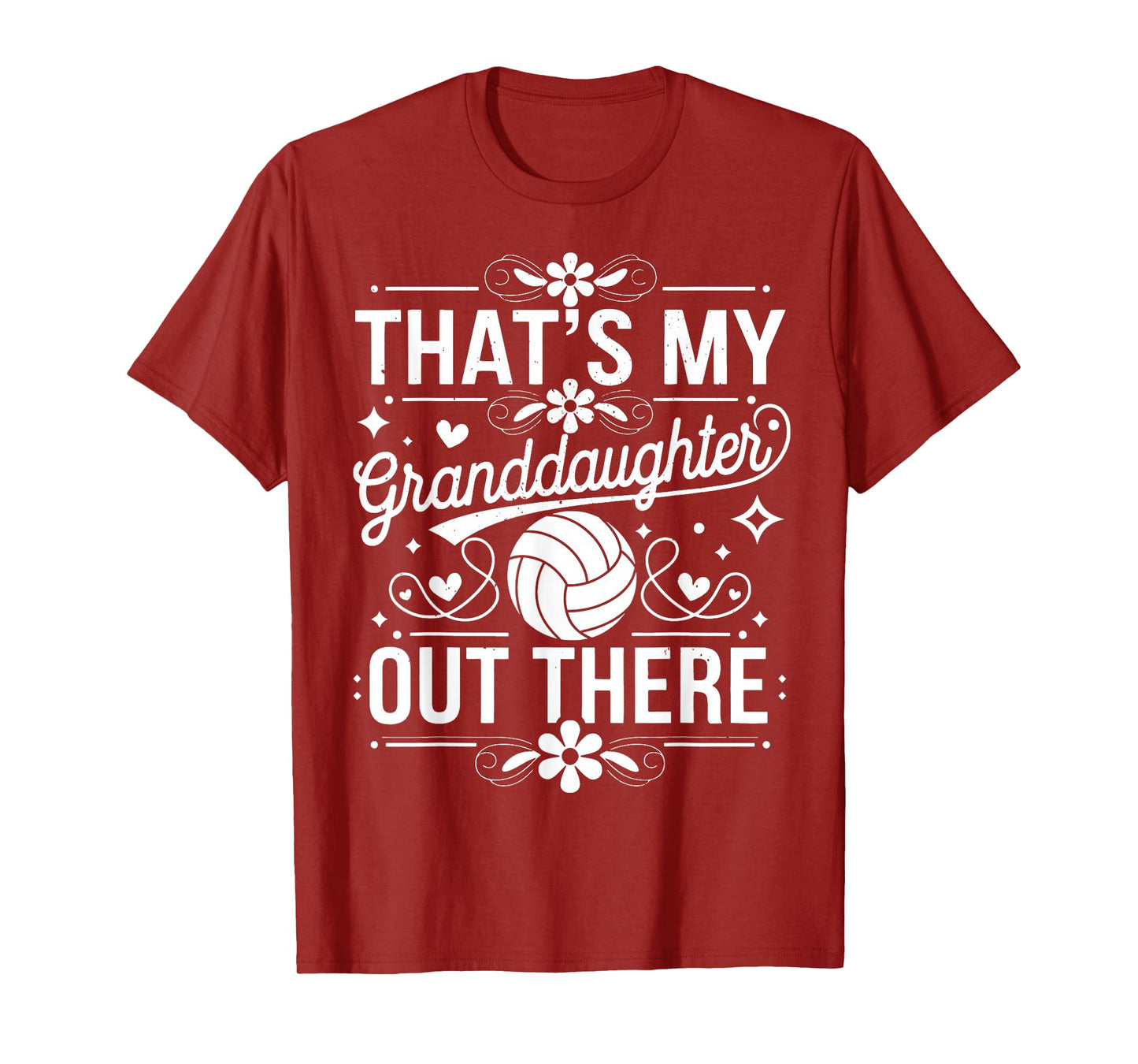 That's My Granddaughter Out There Volleyball For Grandma T-Shirt