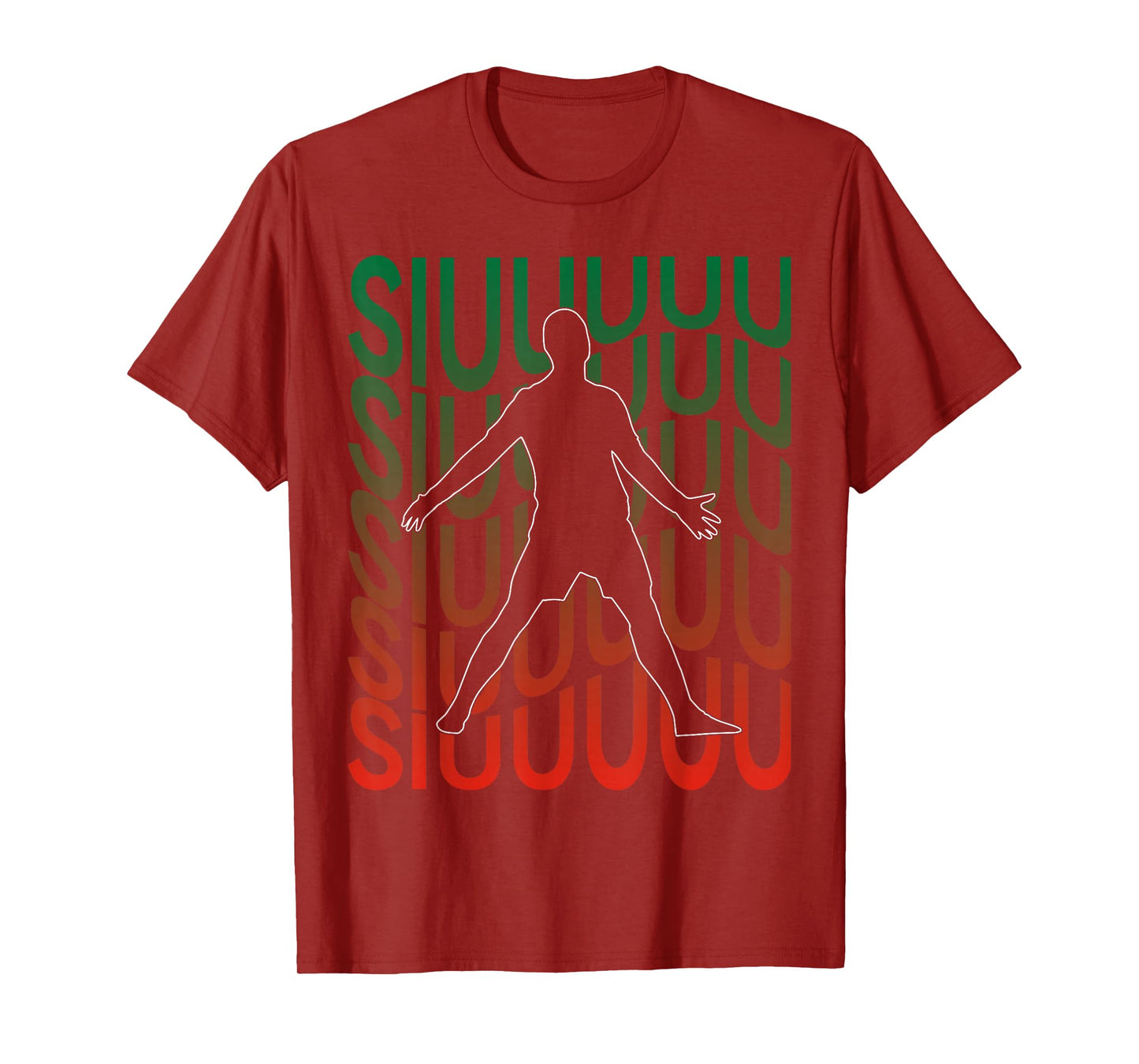 Siuuu Funny Soccer Football Boys Men Women Soccer Player T-Shirt