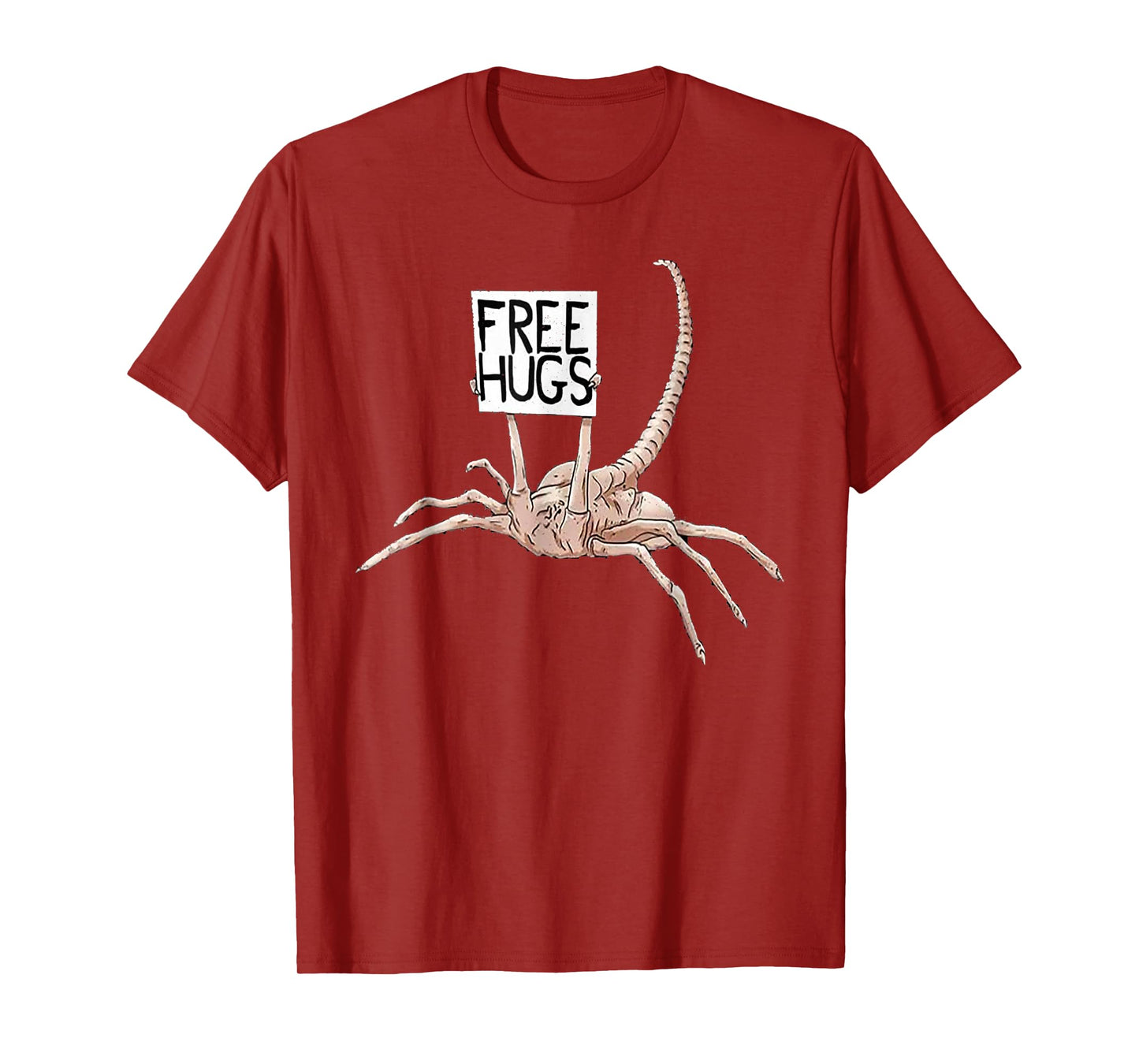 Free Hugs Alien Vintage Design For Men Women Girl Boy Kids T-Shirt