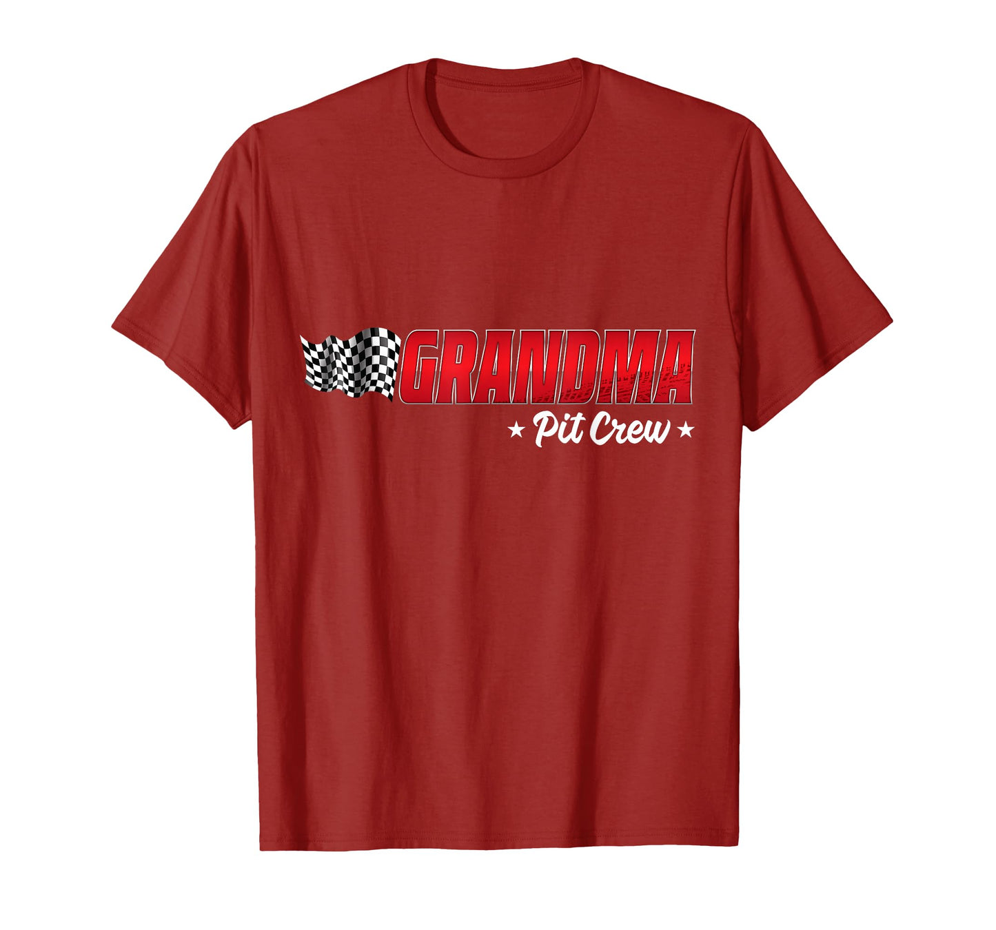 Grandma Pit Crew Race Car Birthday Family Racing Adult Women T-Shirt