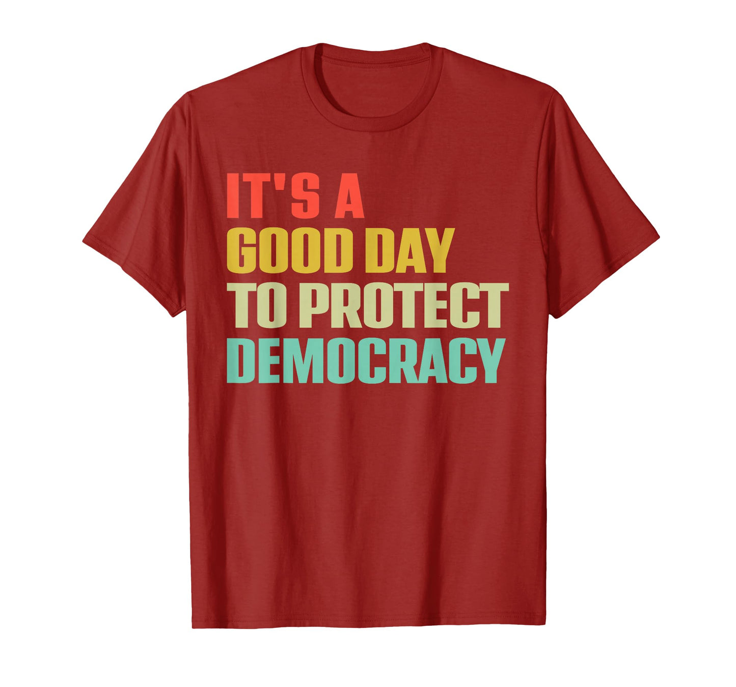 It's A Good Day to Protect Democracy No Kings Protest T-Shirt