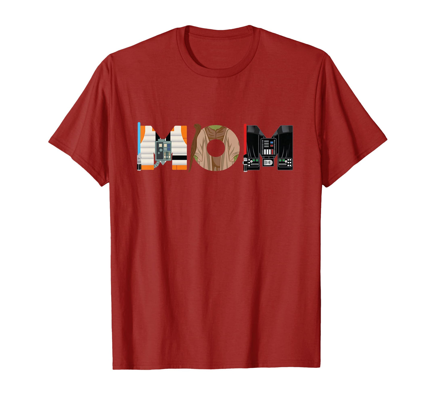 Star Wars Luke Yoda Darth Vader Mom Mother’s Day Birthday T-Shirt