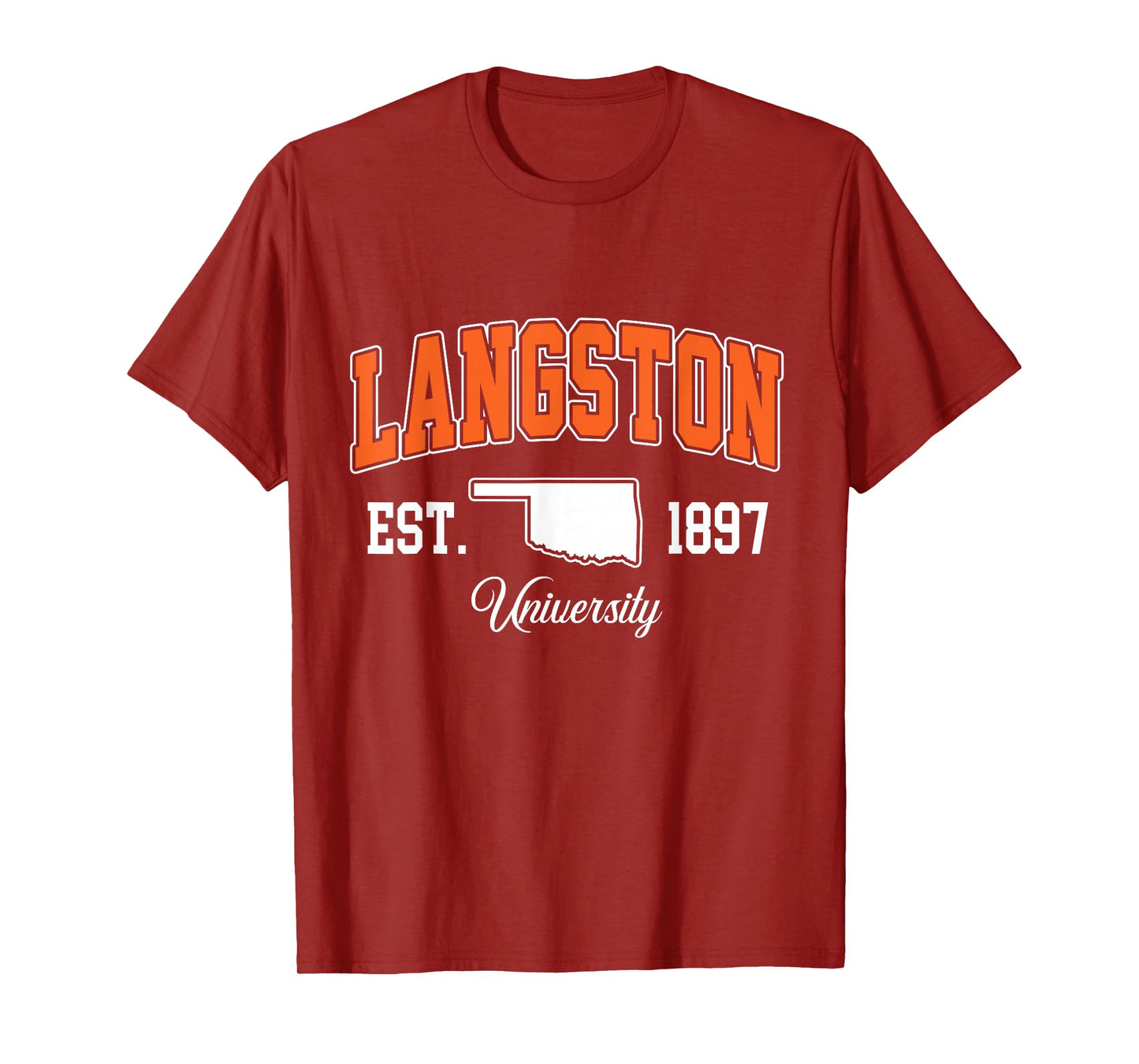 Langston Vintage Arch Athletic Sports Tee for Men Women T-Shirt