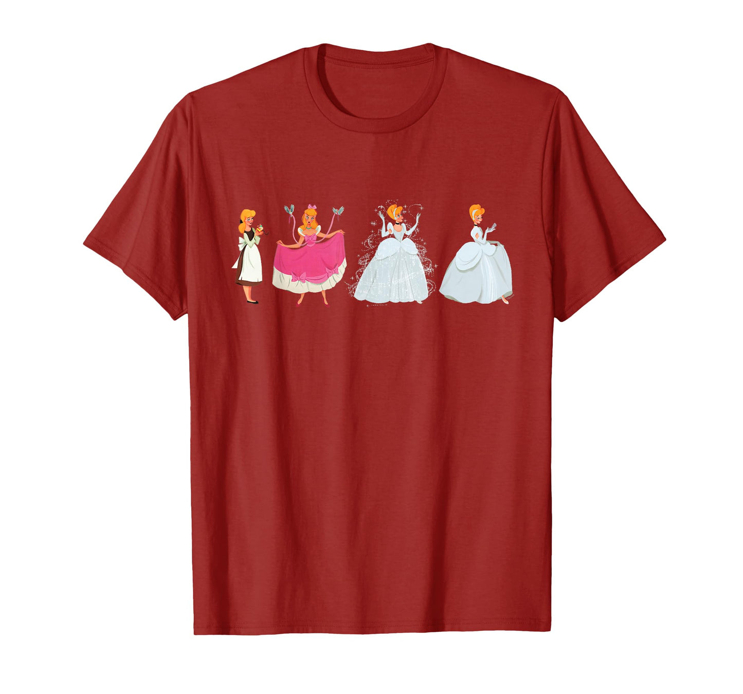 Disney Cinderella 75th Anniversary Dresses and Magic Gown T-Shirt
