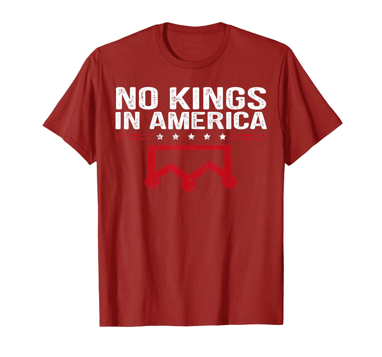 No Kings in America Flag Protest Save Democracy sign protest T-Shirt