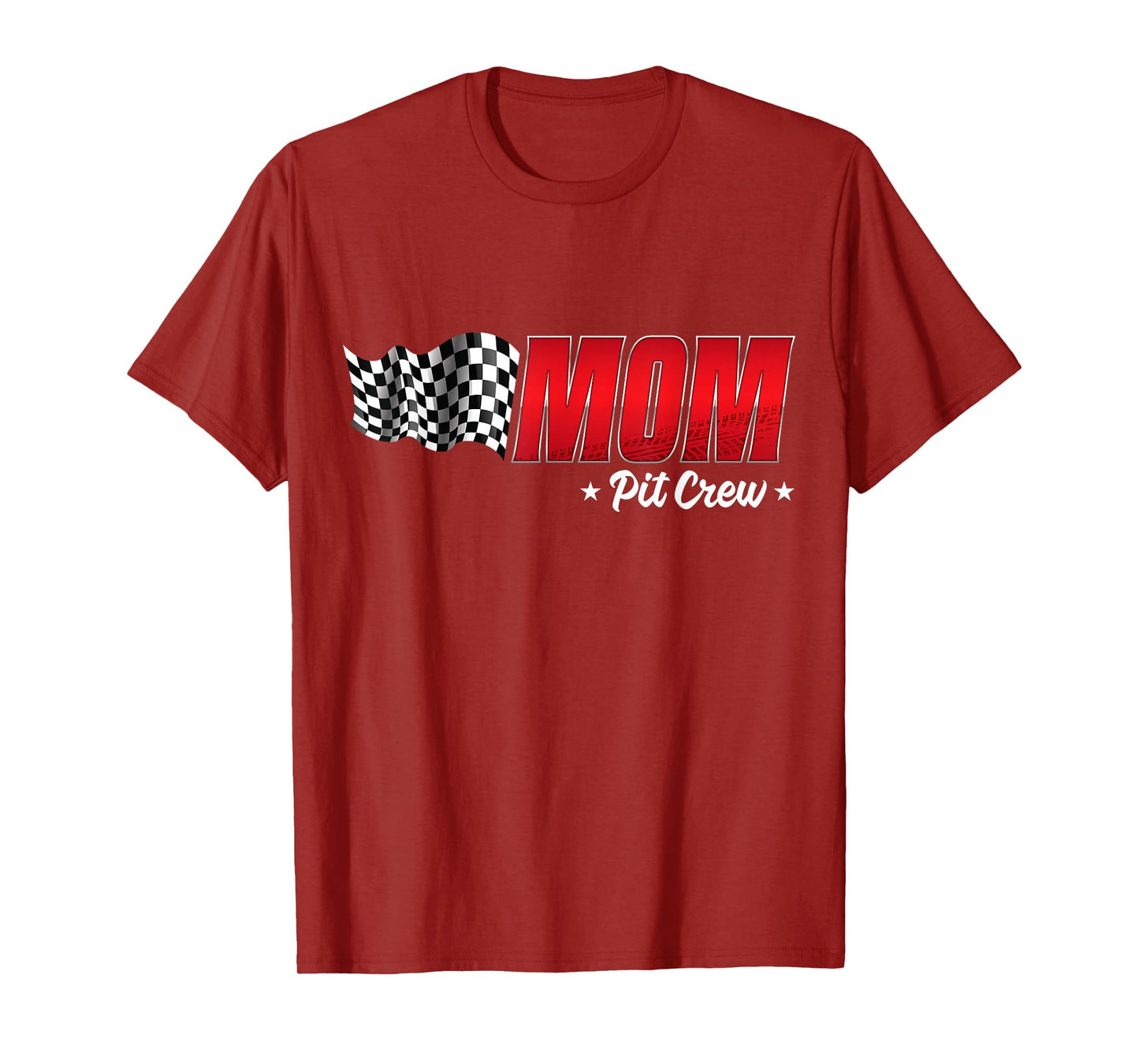 Mom Pit Crew Race Car Birthday Family Racing Adult Women T-Shirt