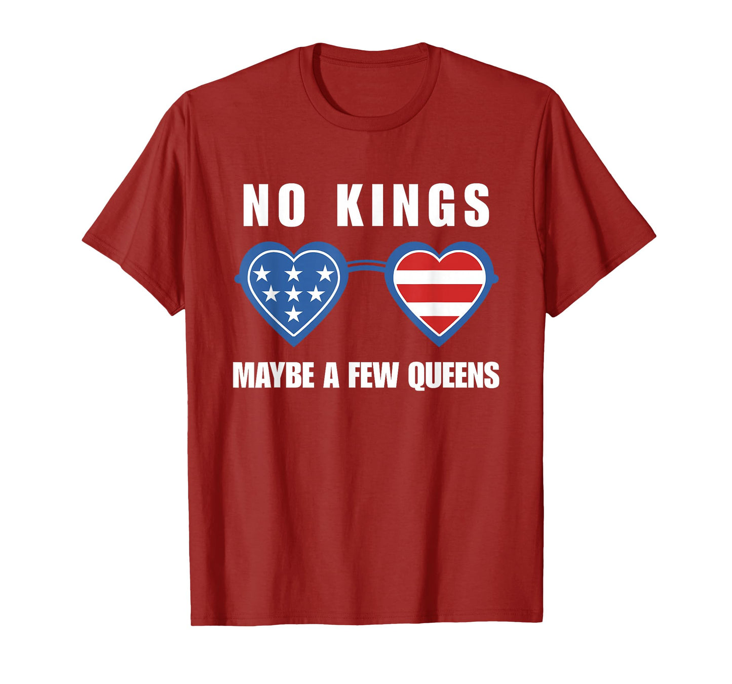 Funny No Kings Anti-Republican Support Trans Rights Humor T-Shirt