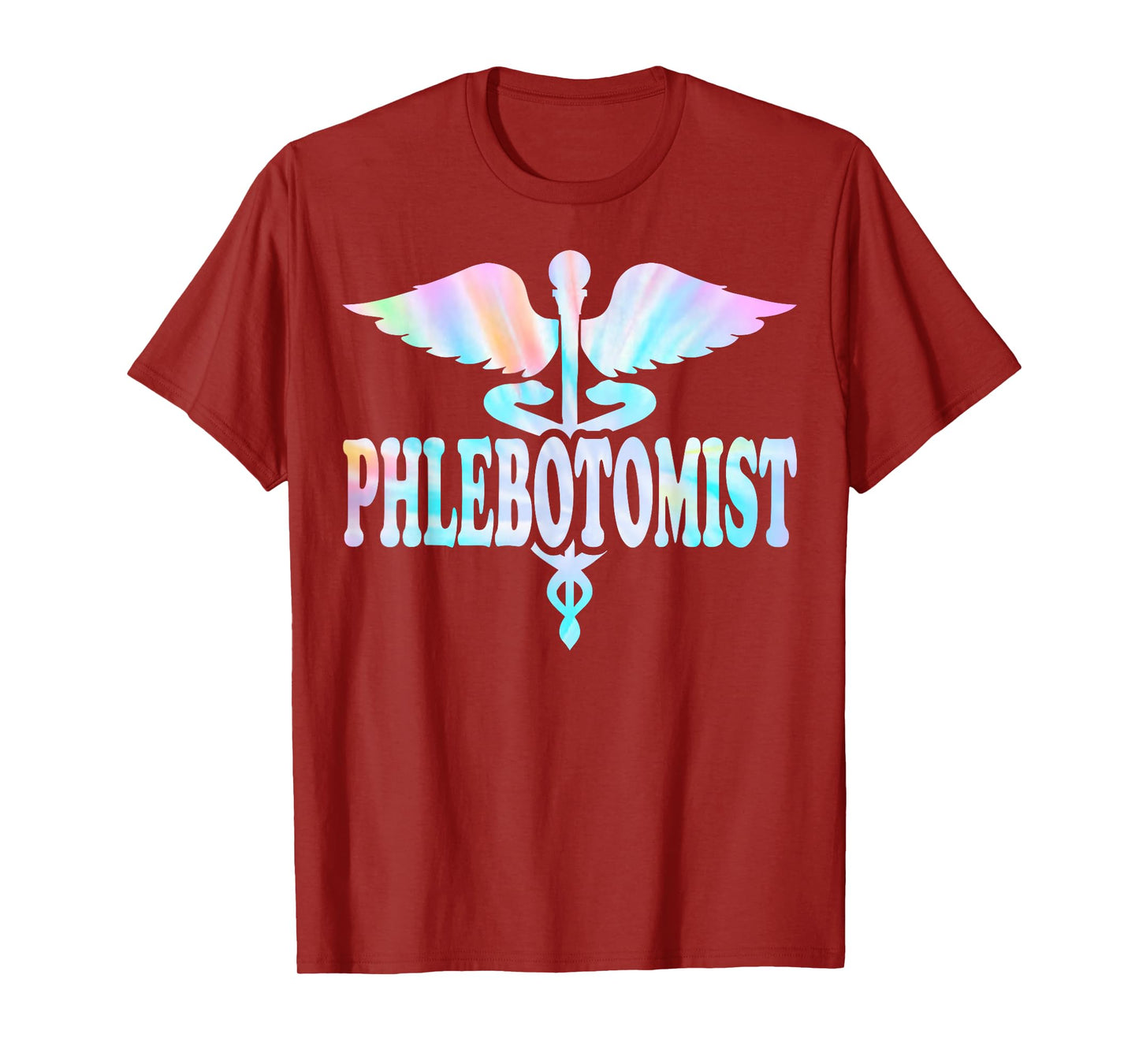 Phlebotomist Caduceus Symbol Phlebotomy Technician Clinical T-Shirt