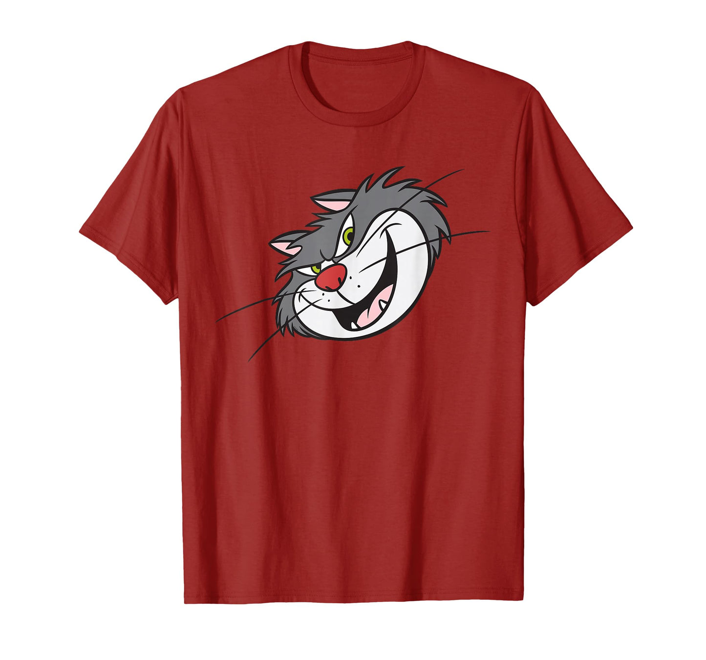 Disney Villains Lucifer the Cat Cinderella Big Face Costume T-Shirt