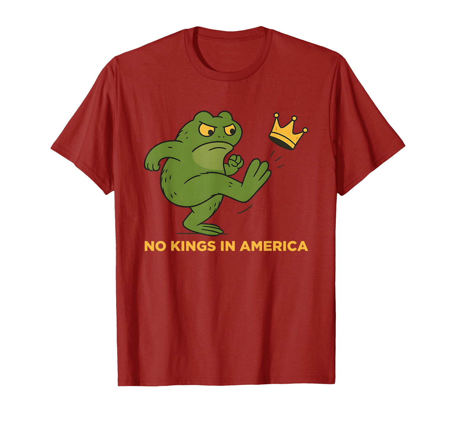 Frog Protest No Kings in America T-Shirt