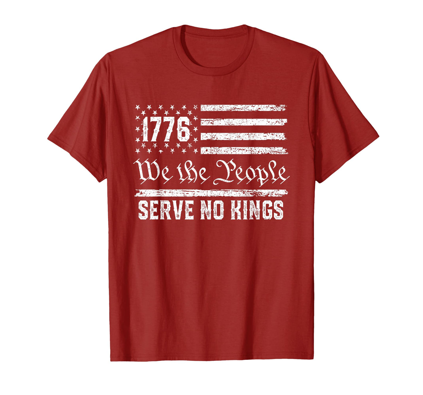 We The People Serve No Kings Shirt No King Patriotic Freedom T-Shirt