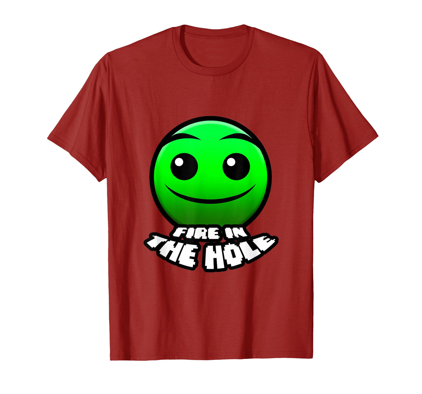 fire in The Hole,Dash Video Game, Geometry T-Shirt