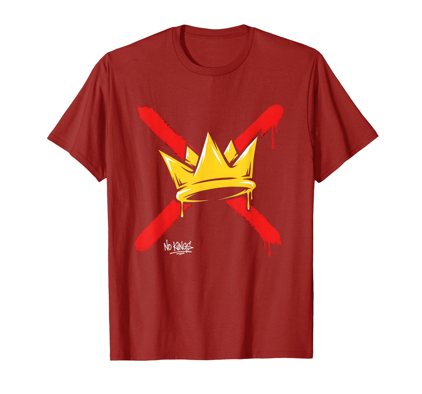 No Kings Nope Protest Sign No Kings in America Democracy T-Shirt