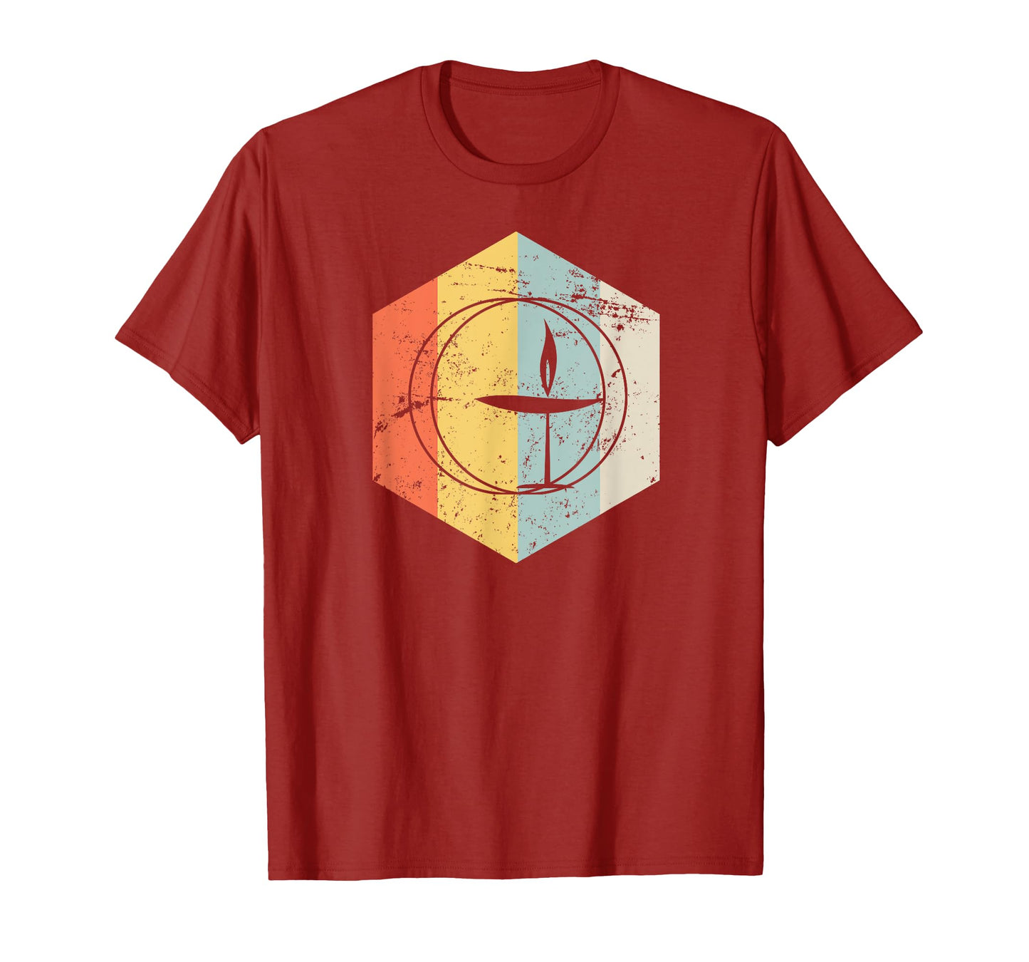 Vintage Unitarian Universalist T-Shirt, Flaming Chalice