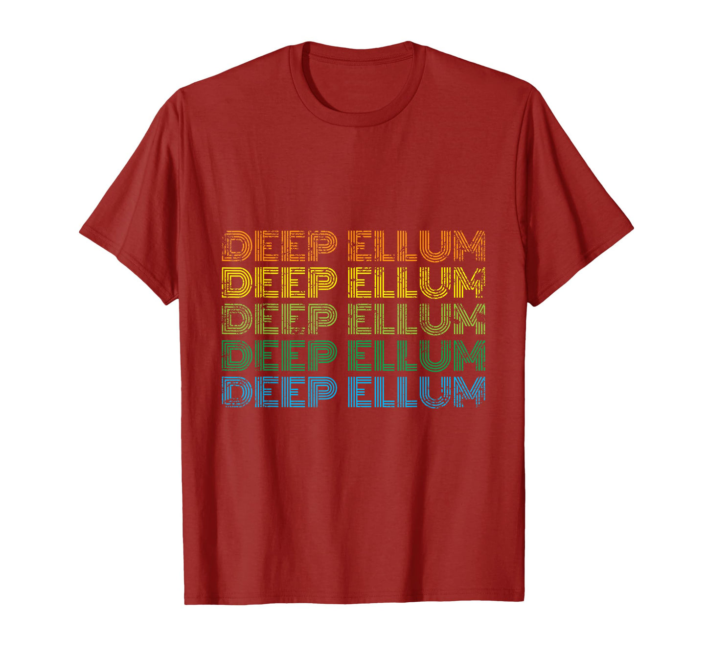 Deep Ellum Vintage Retro Dallas Texas Music Art Local Bands T-Shirt