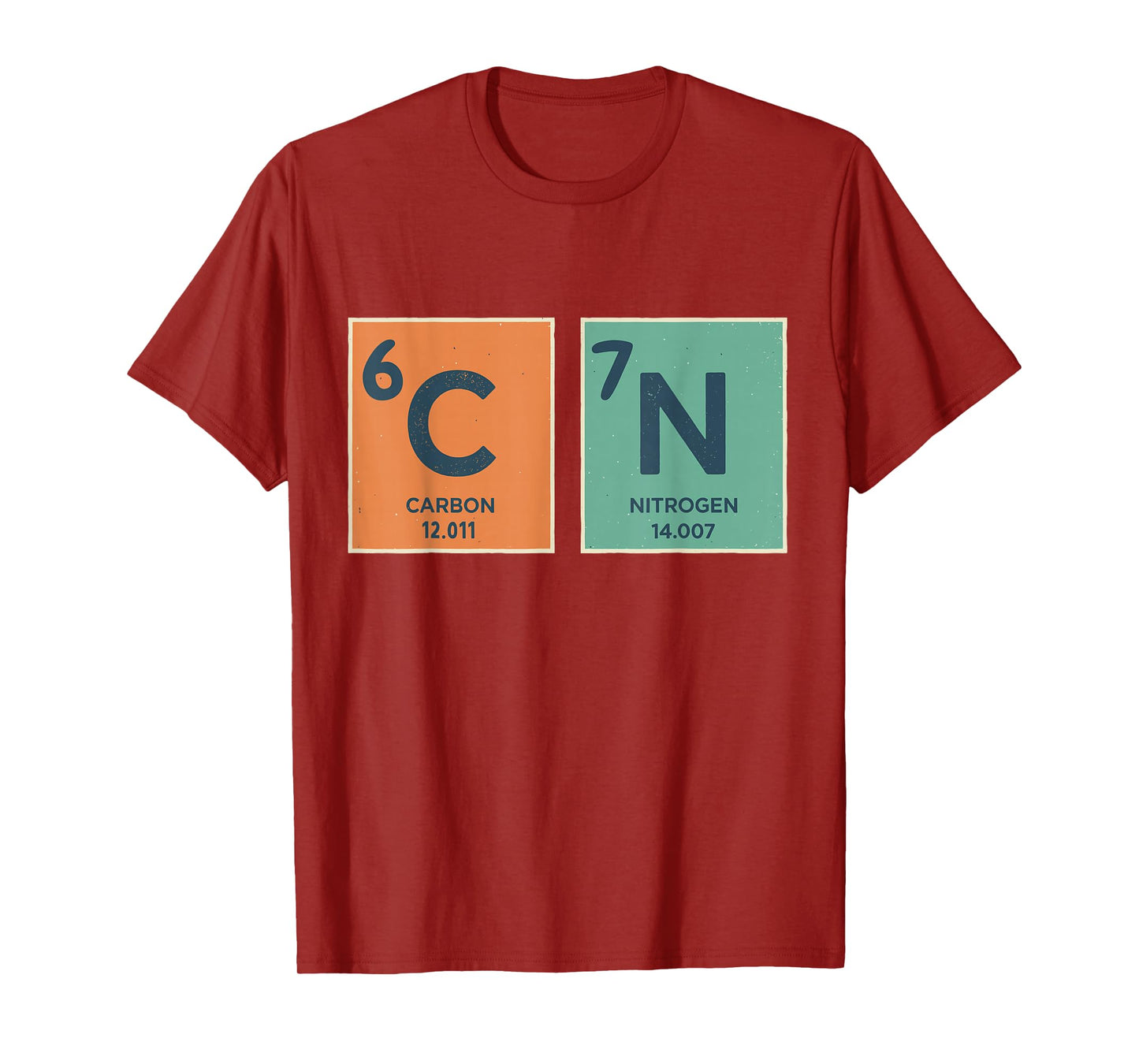 Retro Vintage Funny 6 7 Meme Science Teacher Periodic Table T-Shirt