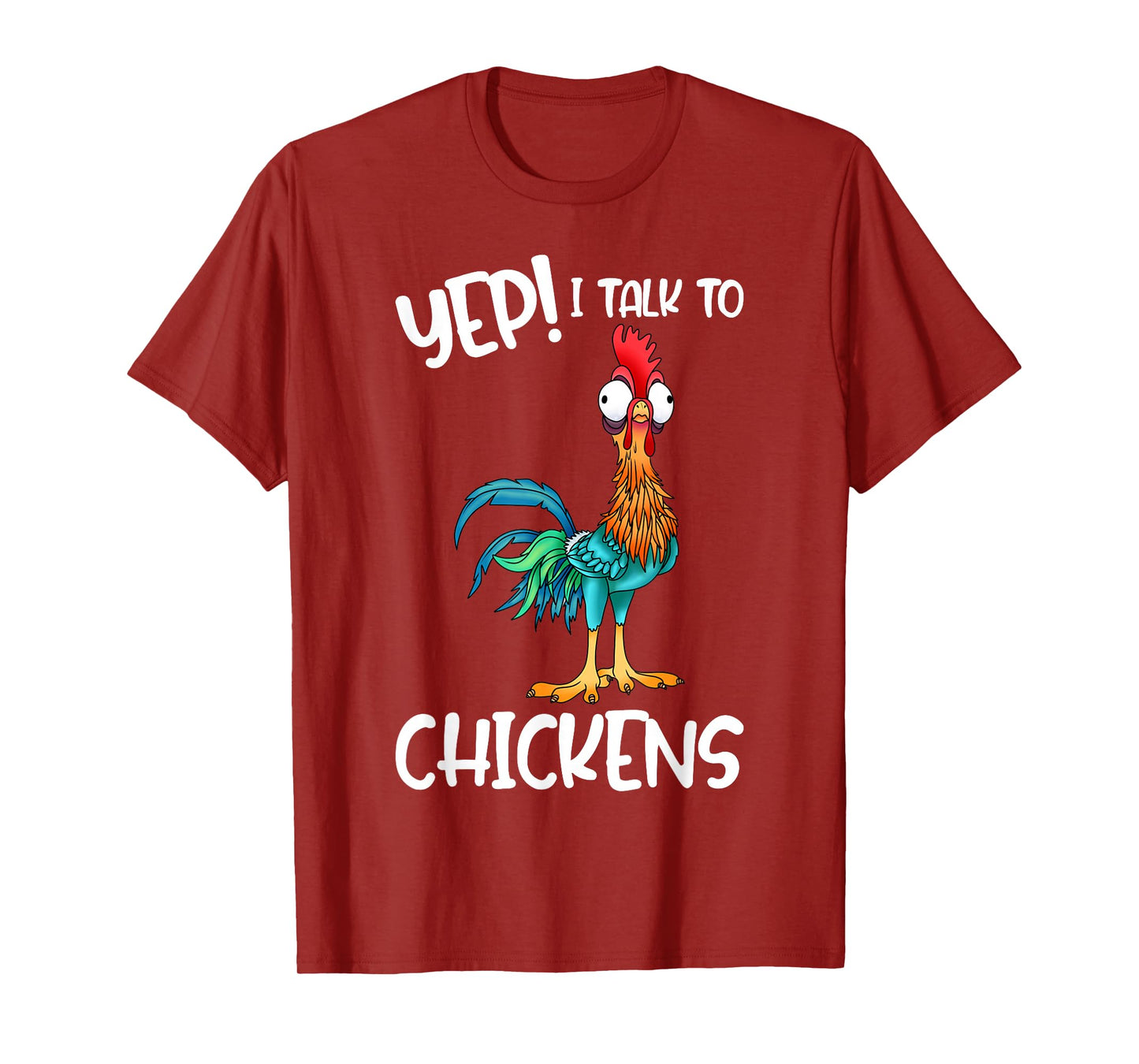 Yep I Talk To Chickens Shirt | Cute Chicken Buffs Tee Gift T-Shirt