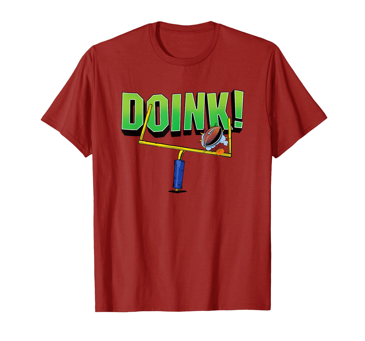 DOINK! funny football kicker missed field goal posts fan T-Shirt