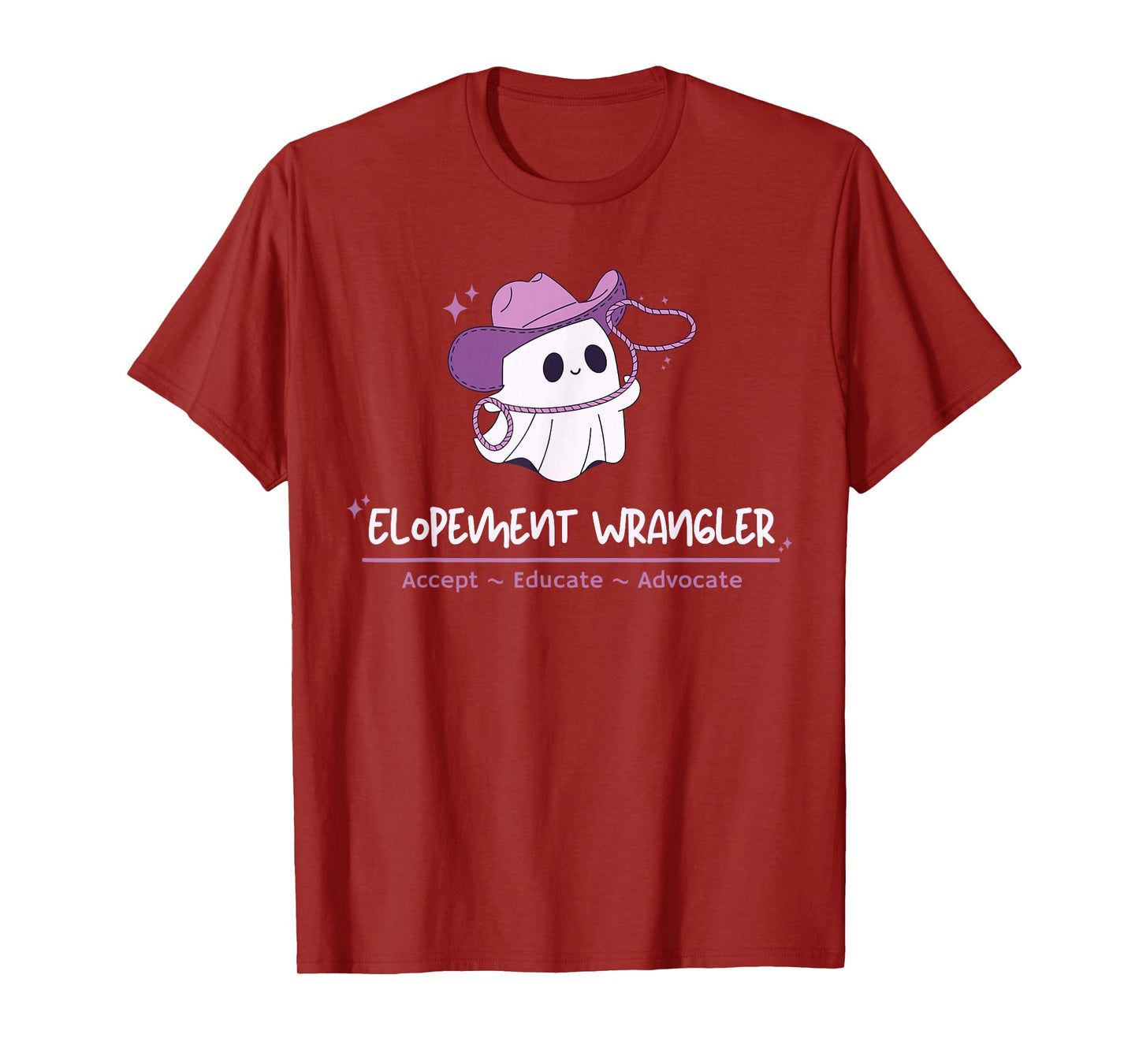 Elopement Wrangler ABA Therapy Ghost Halloween SPED Teacher T-Shirt