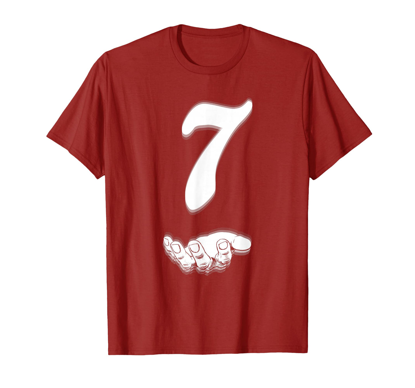 Funny Six Seven Meme 6 7 Halloween Costume Matching 7 T-Shirt