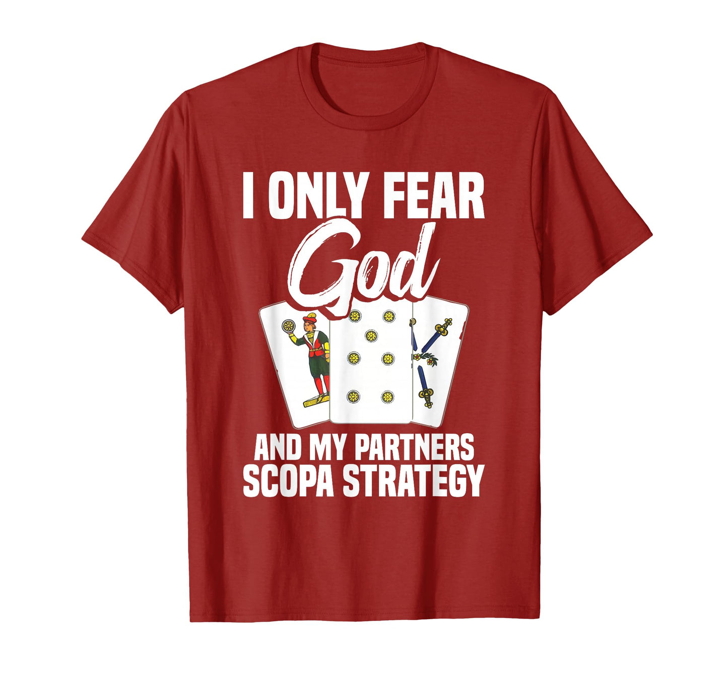 Scopa Lover Italian Card Game Enthusiast Strategy Scopa T-Shirt