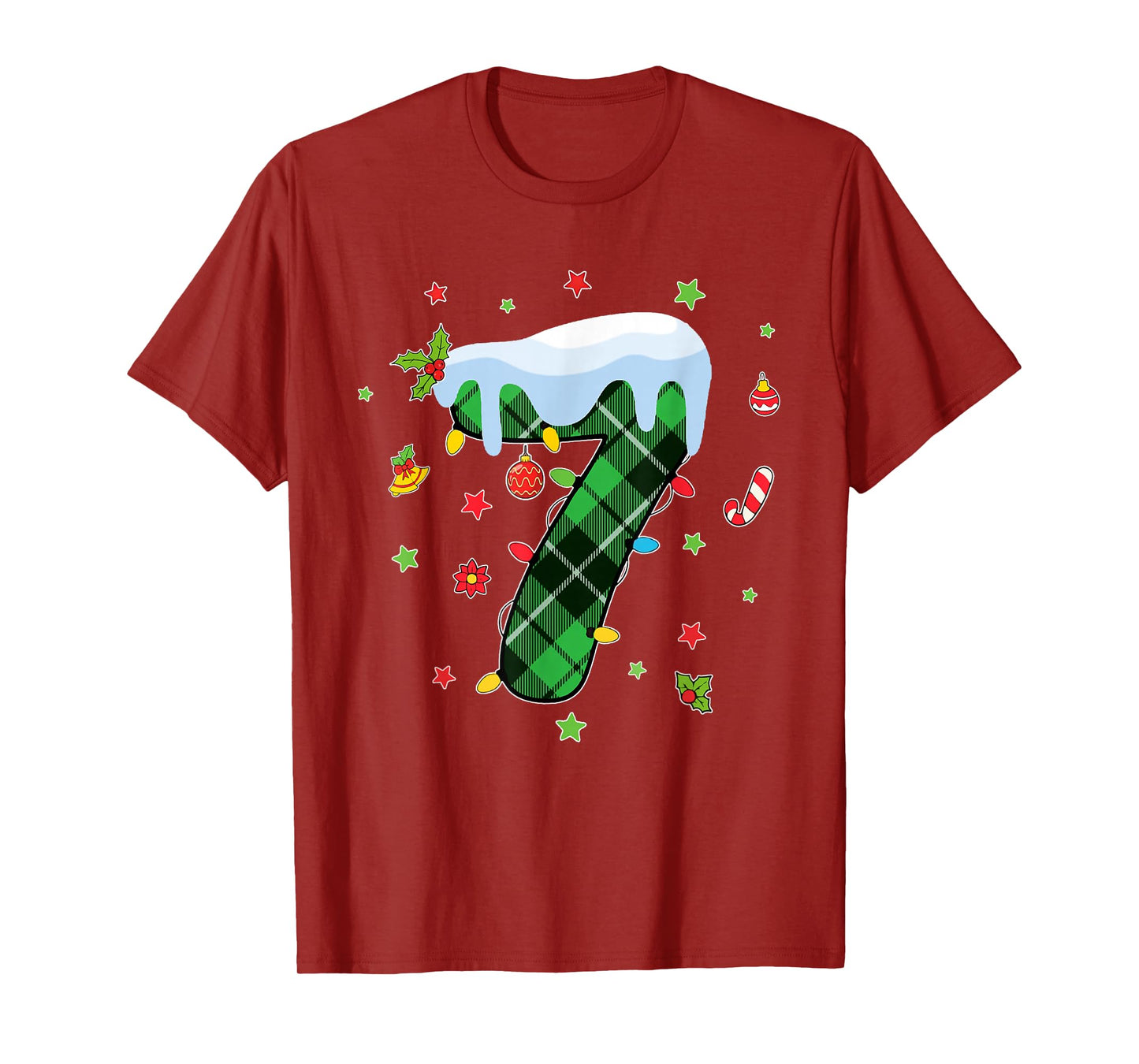 Number 67 Matching Christmas 6 7 Six Seven 6 7 Meme Couples T-Shirt