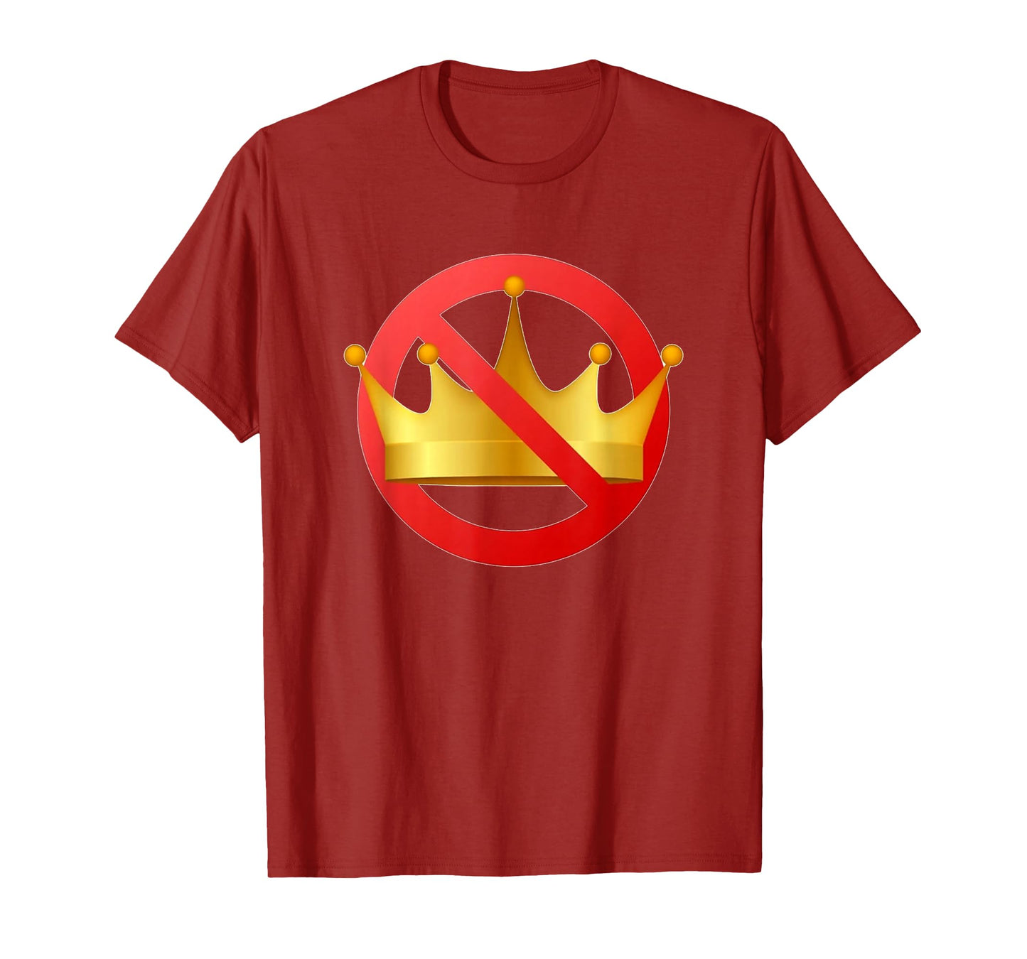 No Kings Authority Prohibition Wall Decal T-Shirt