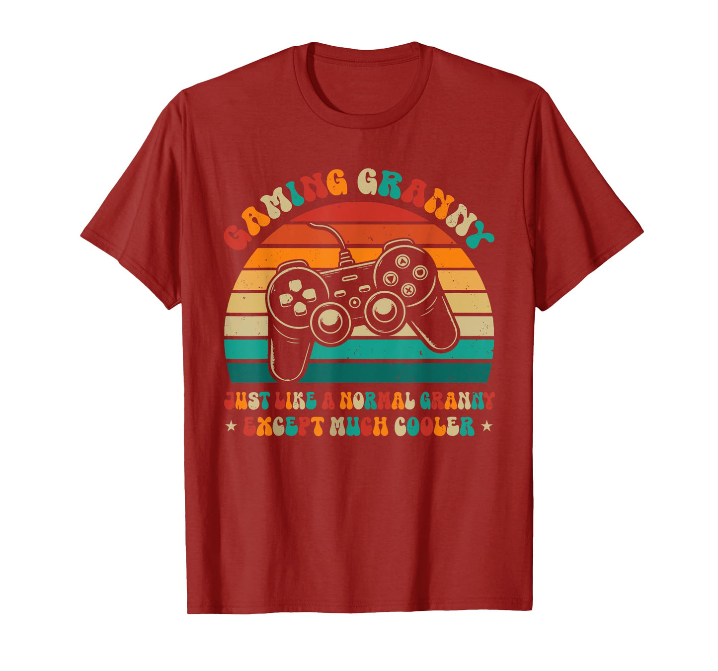 Vintage Gaming Granny Definition Much Cooler Mother's Day T-Shirt