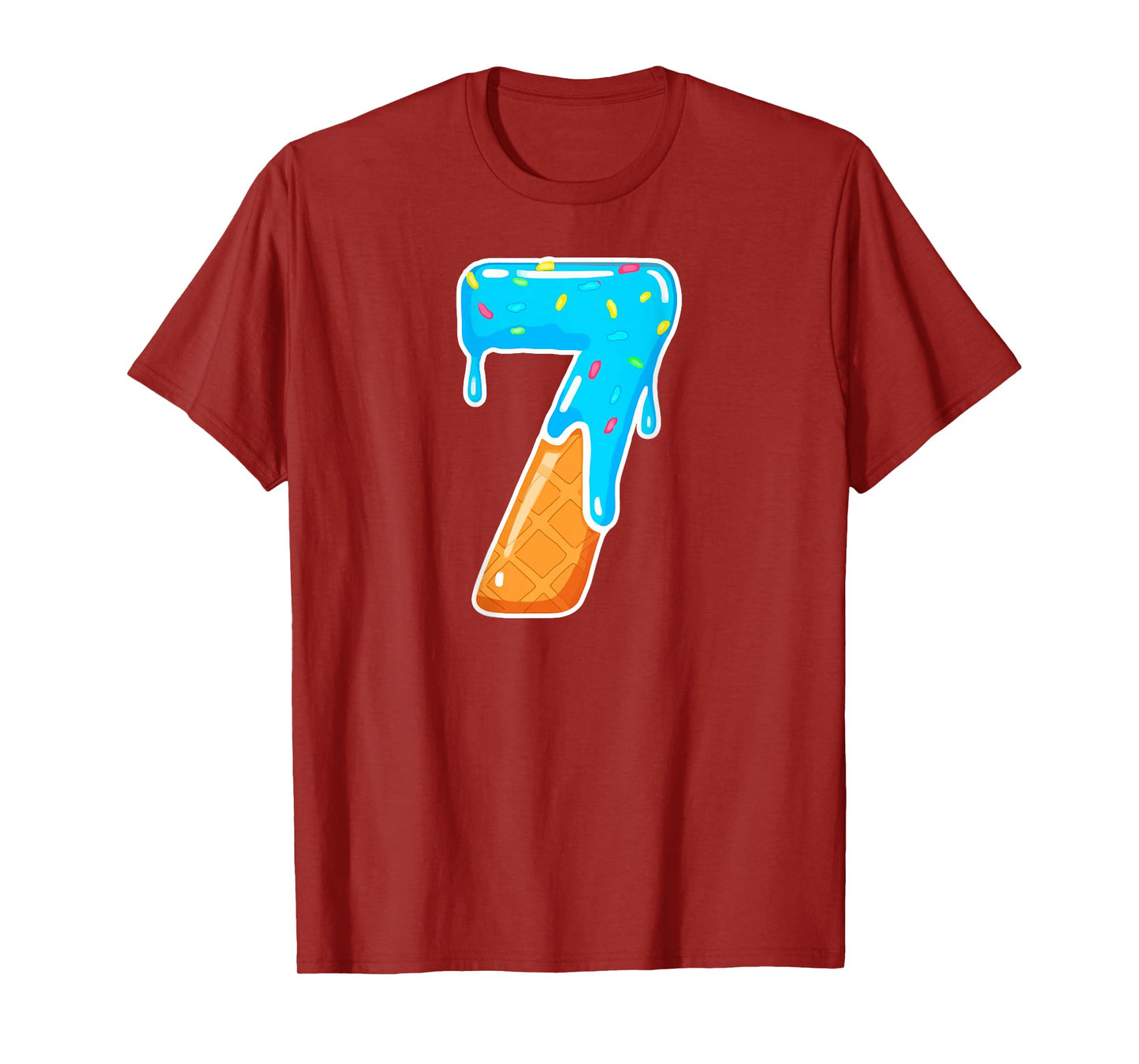 67 Ice Cream Drip Meme 6 7 Hallowee Costume Couple (On Back) T-Shirt