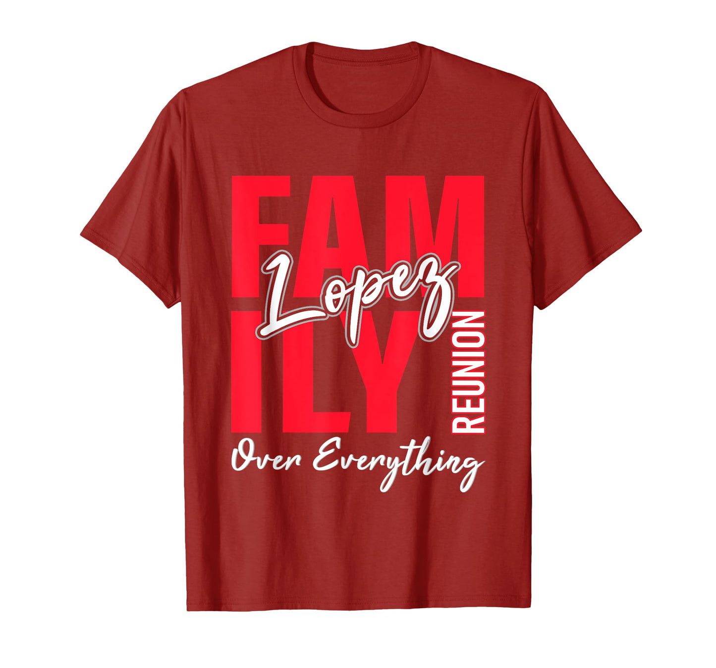 Lopez Family Reunion Shirt Lopez Family Gathering T-Shirt