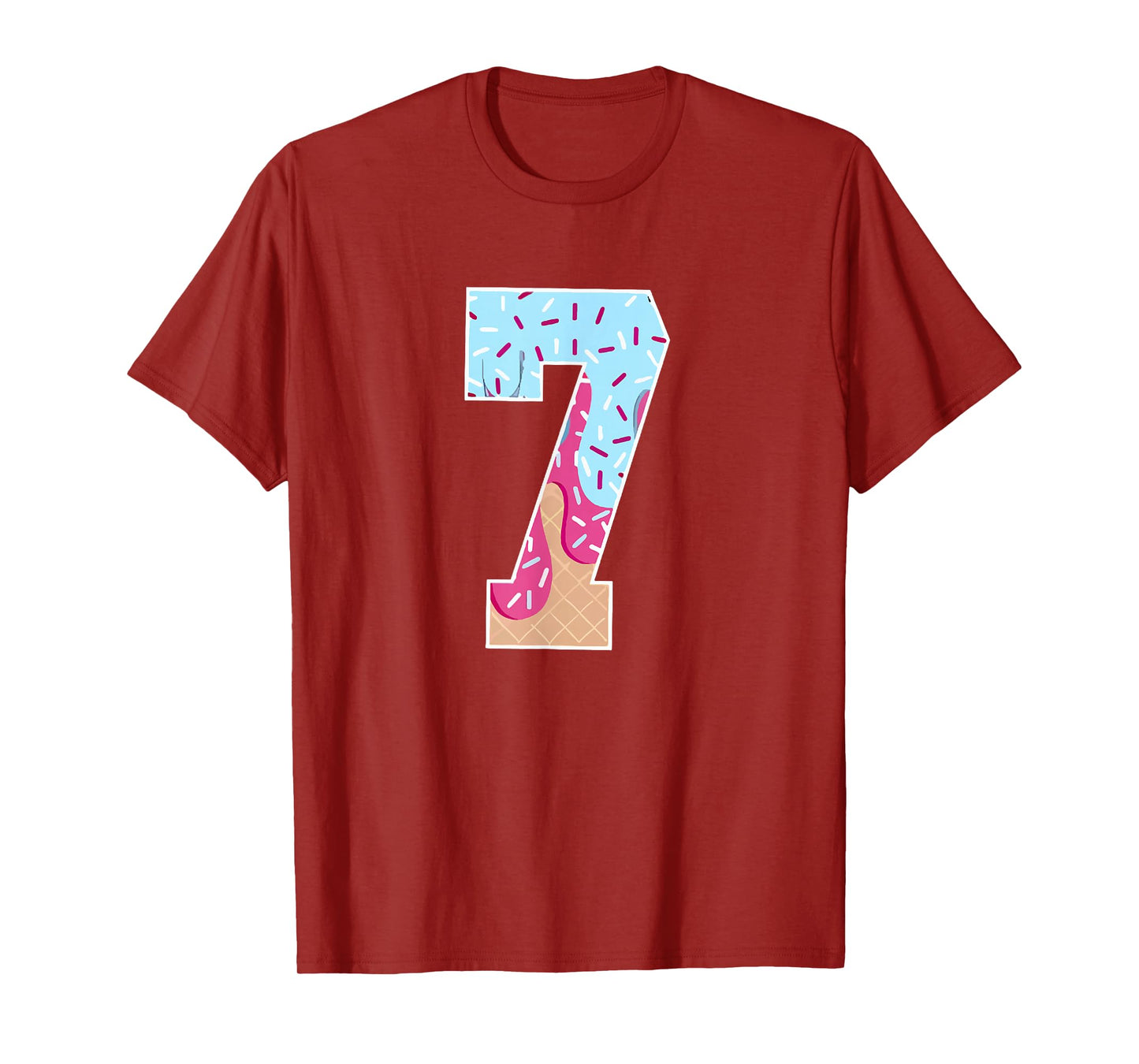 67 Ice Cream Drip Meme Six Seven Gen Alpha Slang T-Shirt