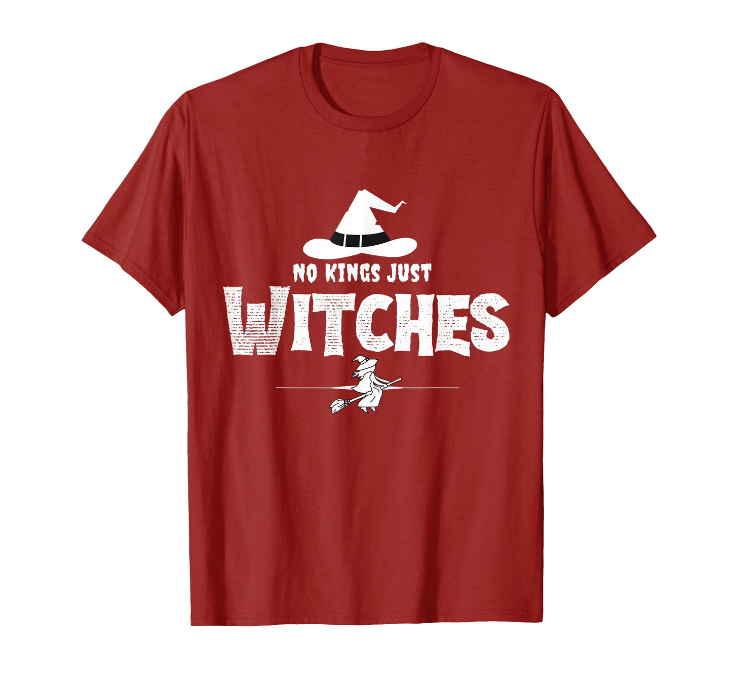No Kings Just Witches Mystic Moon Magic Energy Halloween T-Shirt
