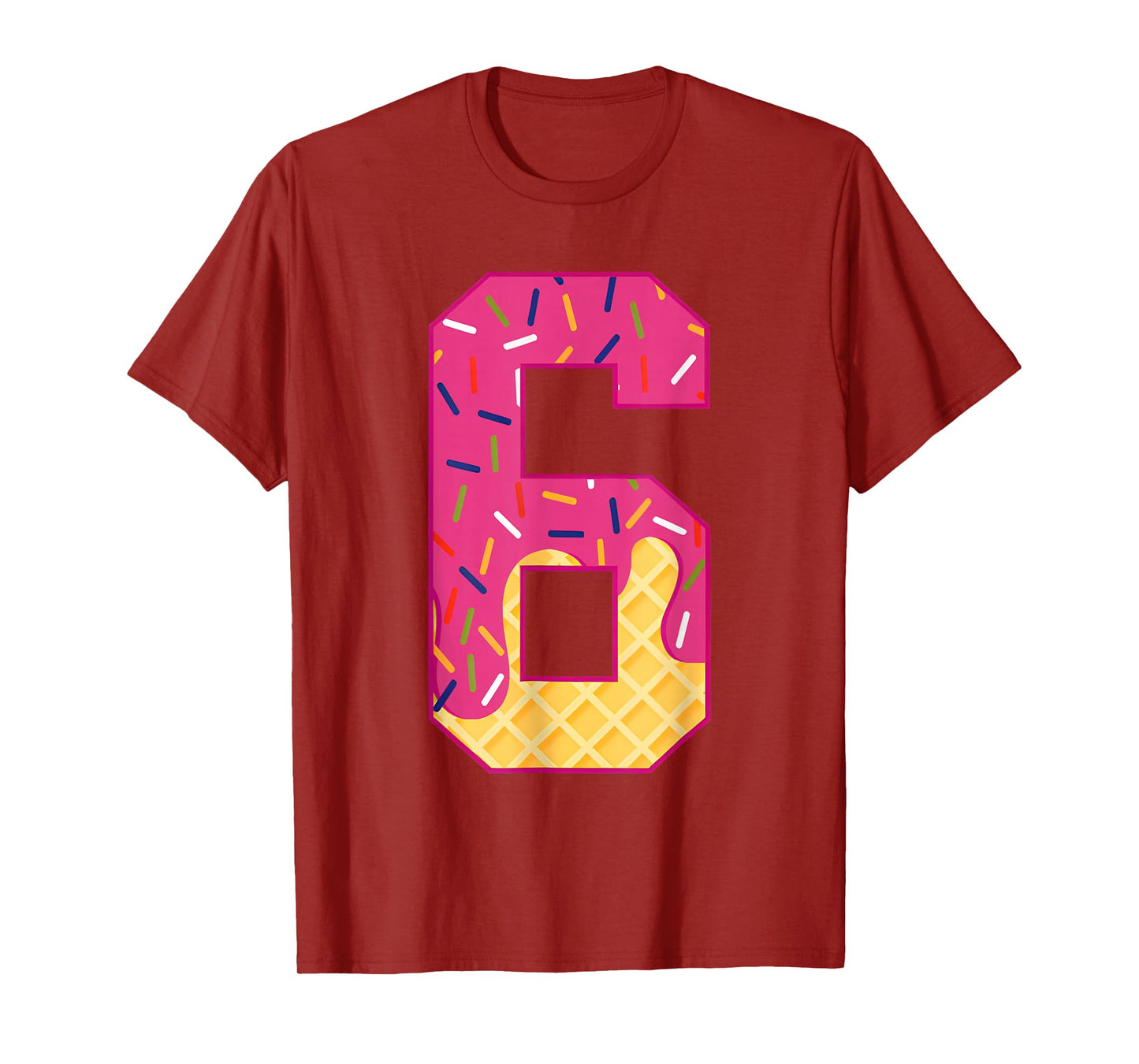 Number 6 Ice Cream Drip 67 Meme Couple Halloween Costume T-Shirt